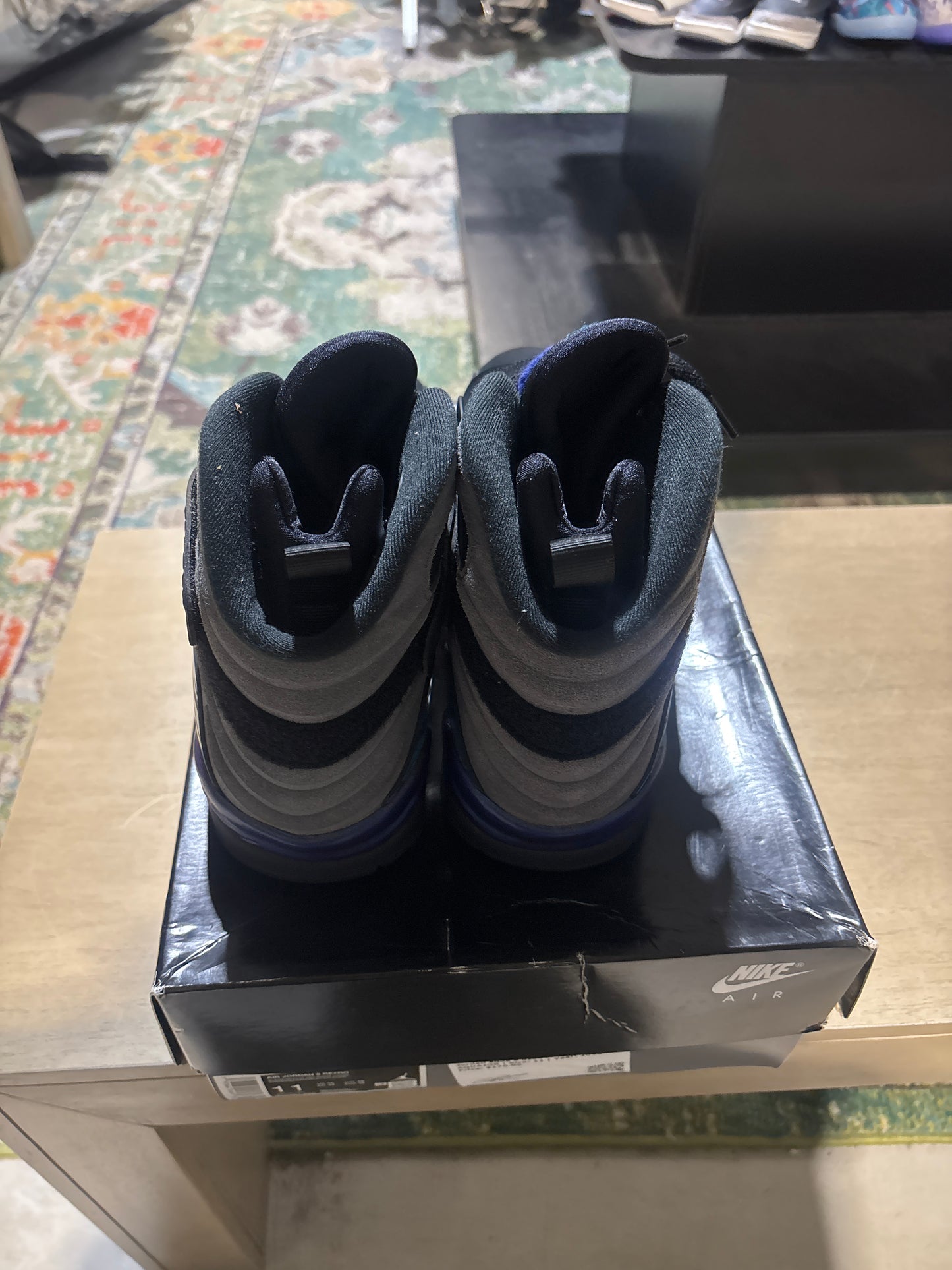 Jordan aqua 8 used sz 11