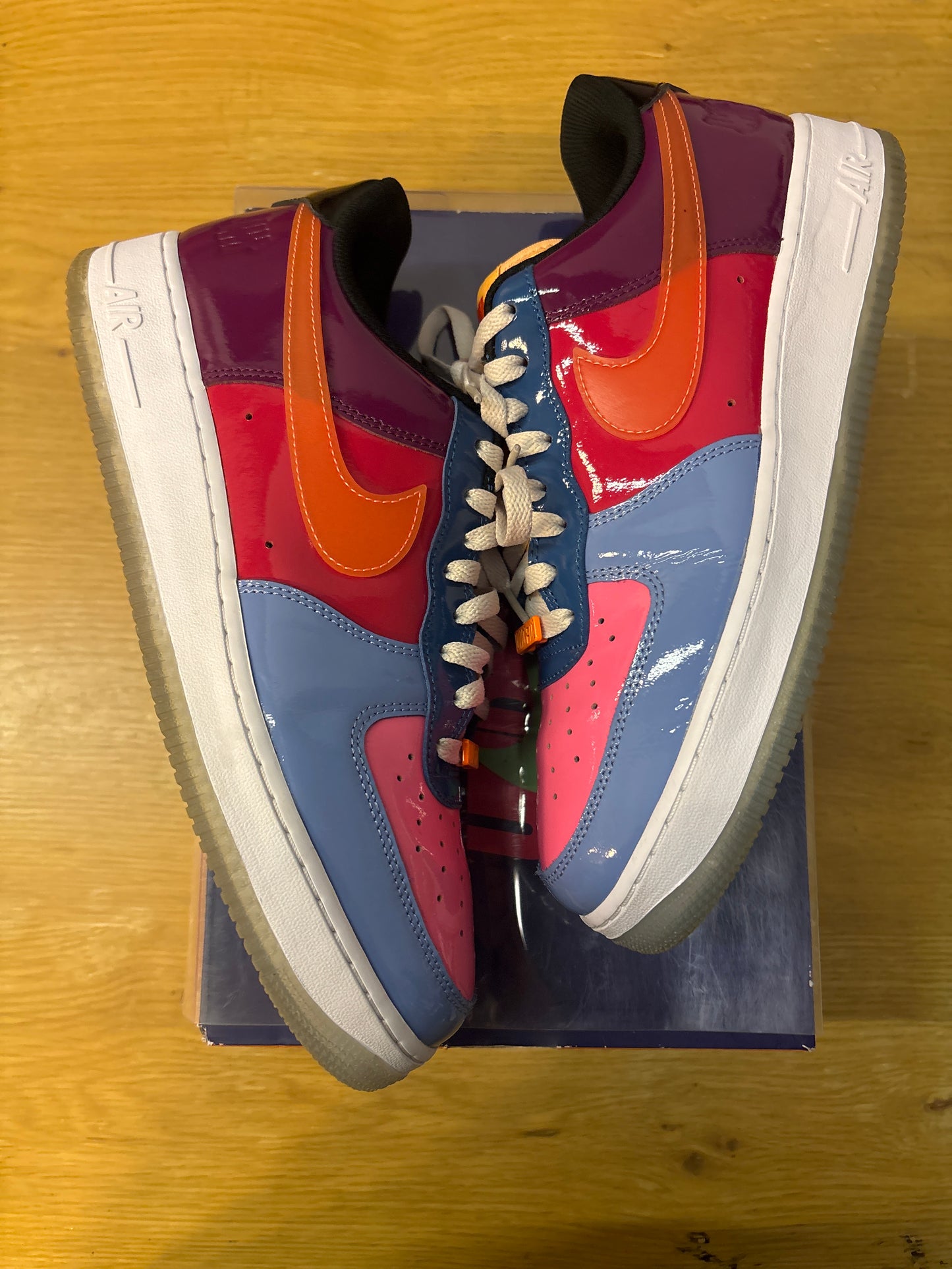 NIKE AF1  UNDFTD TOTAL ORANGE USED SZ 11