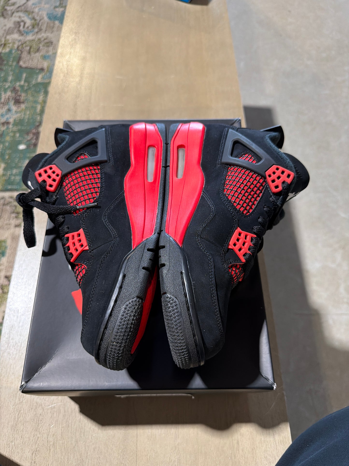 Jordan 4 Red Thunder Used Sz 7.5