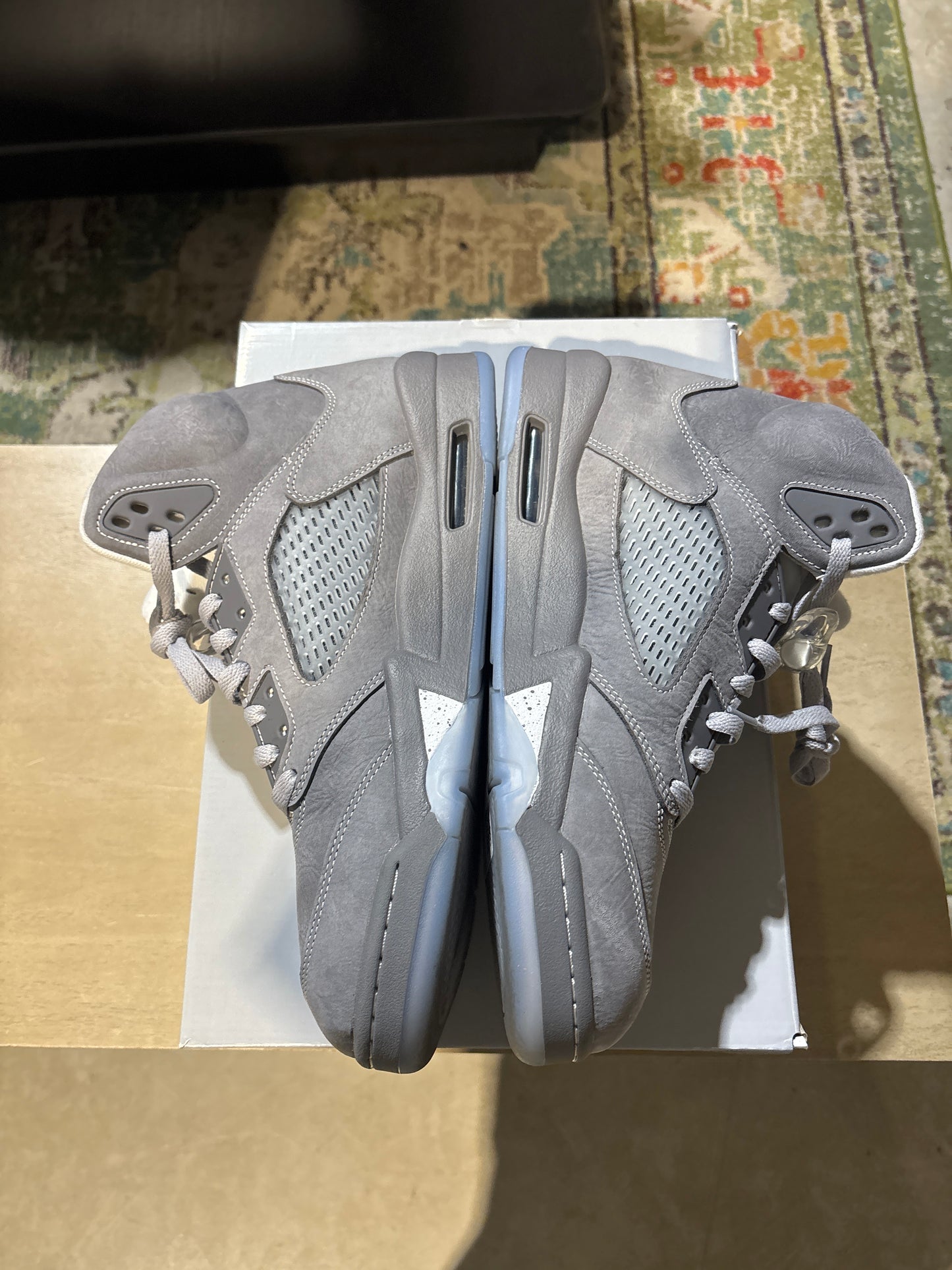 Jordan 5 Wolf Grey Used Sz 12 (1)