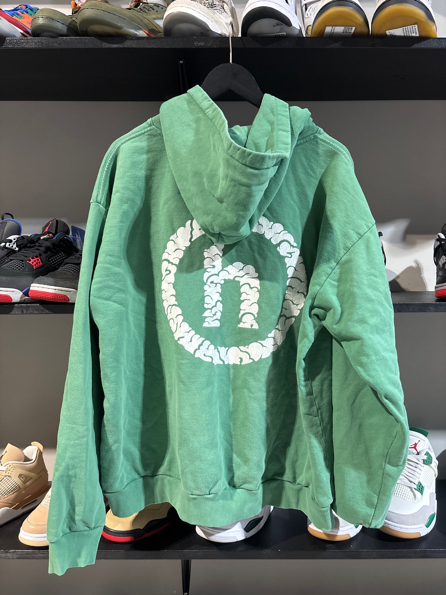 Hidden NY Green White Cloud Hoodie