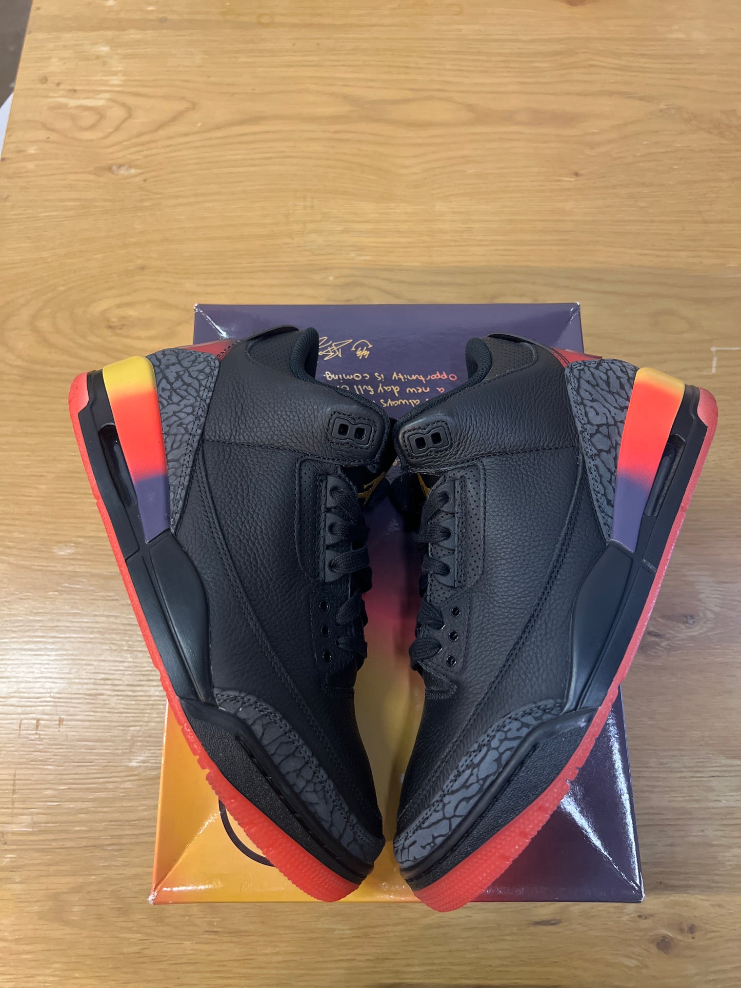 J Balvin Rio Jordan 3 used Sz 9
