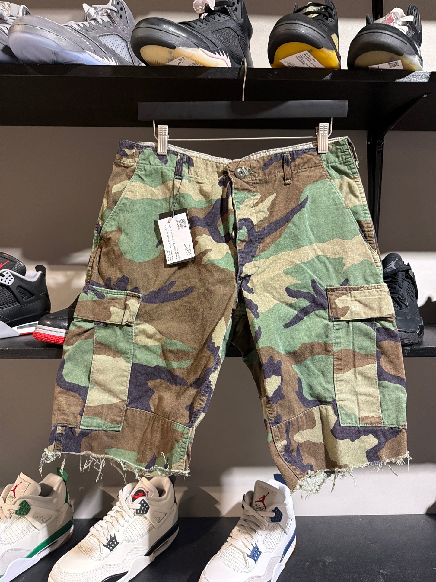 Vintage Army Cutoff Shorts Sz 32 (3)