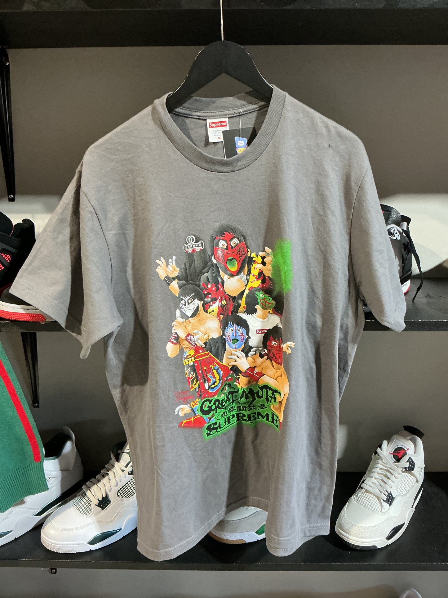 Supreme The Great Muta Tee Grey