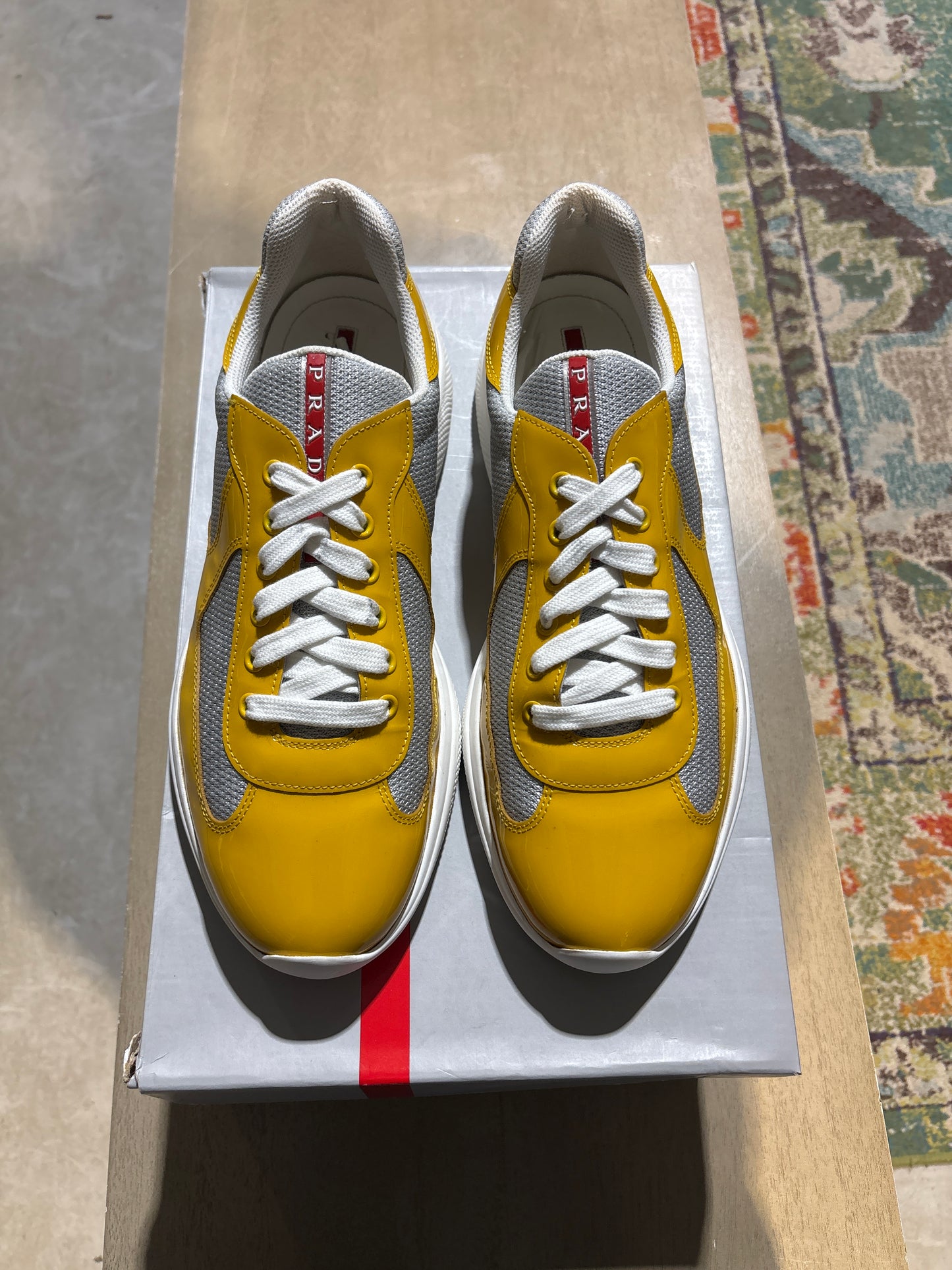 PRADA CUP YELLOW USED SZ 9.5