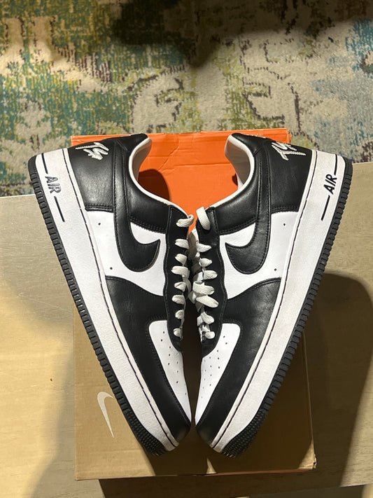 Terror Squad Nike AF1 Used Sz 12 Blk/Whte