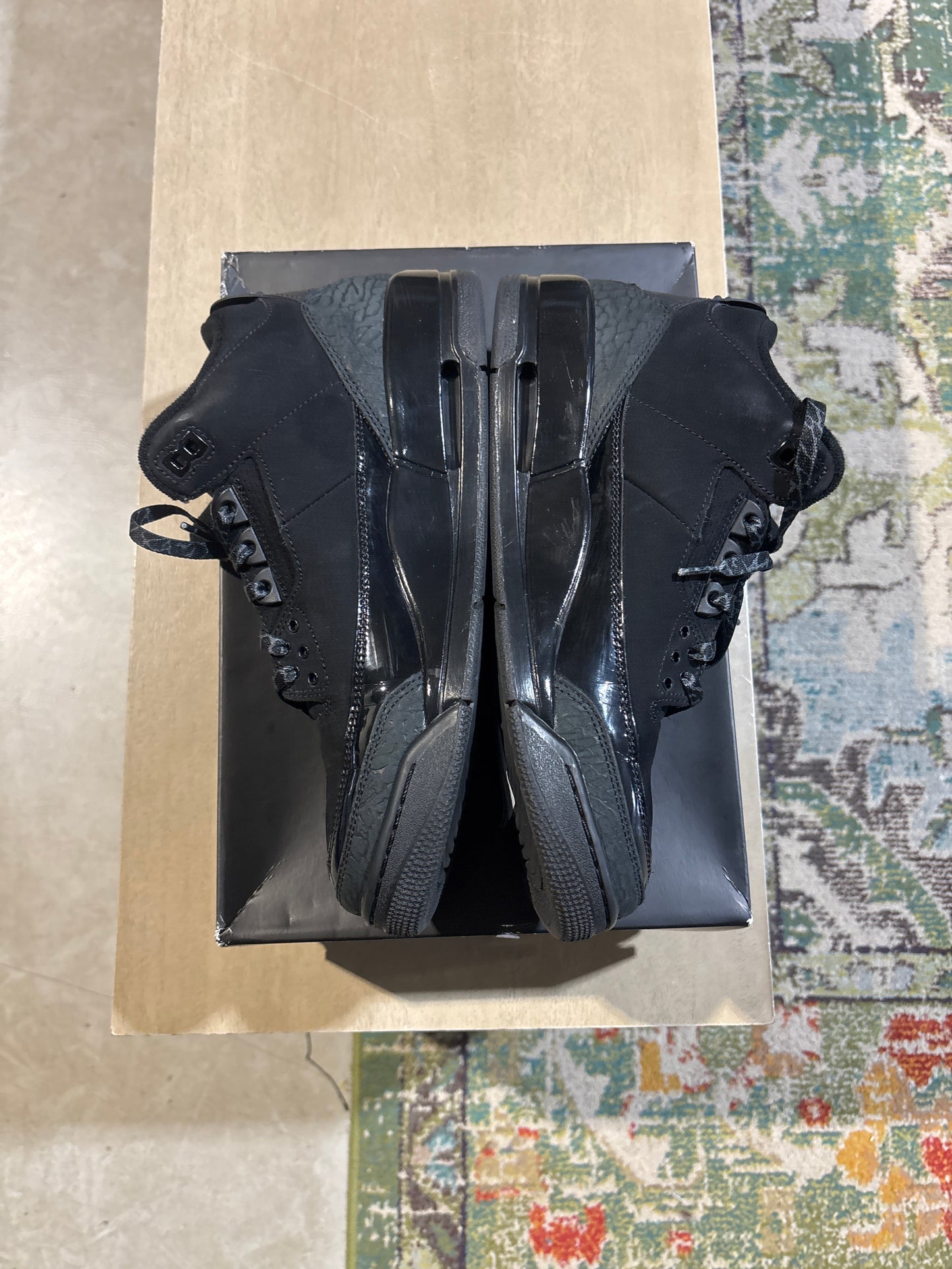 Jordan 3 Black Cat Used Sz 9.5 (3)