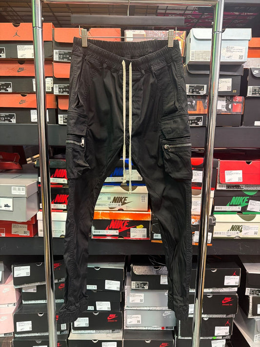 Rick Owens Black Cargo Pants