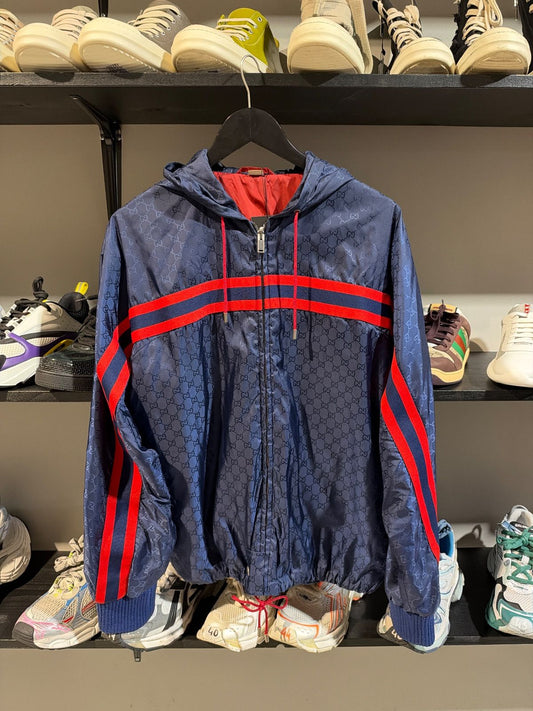 Gucci Nylon Navy GG Jacket