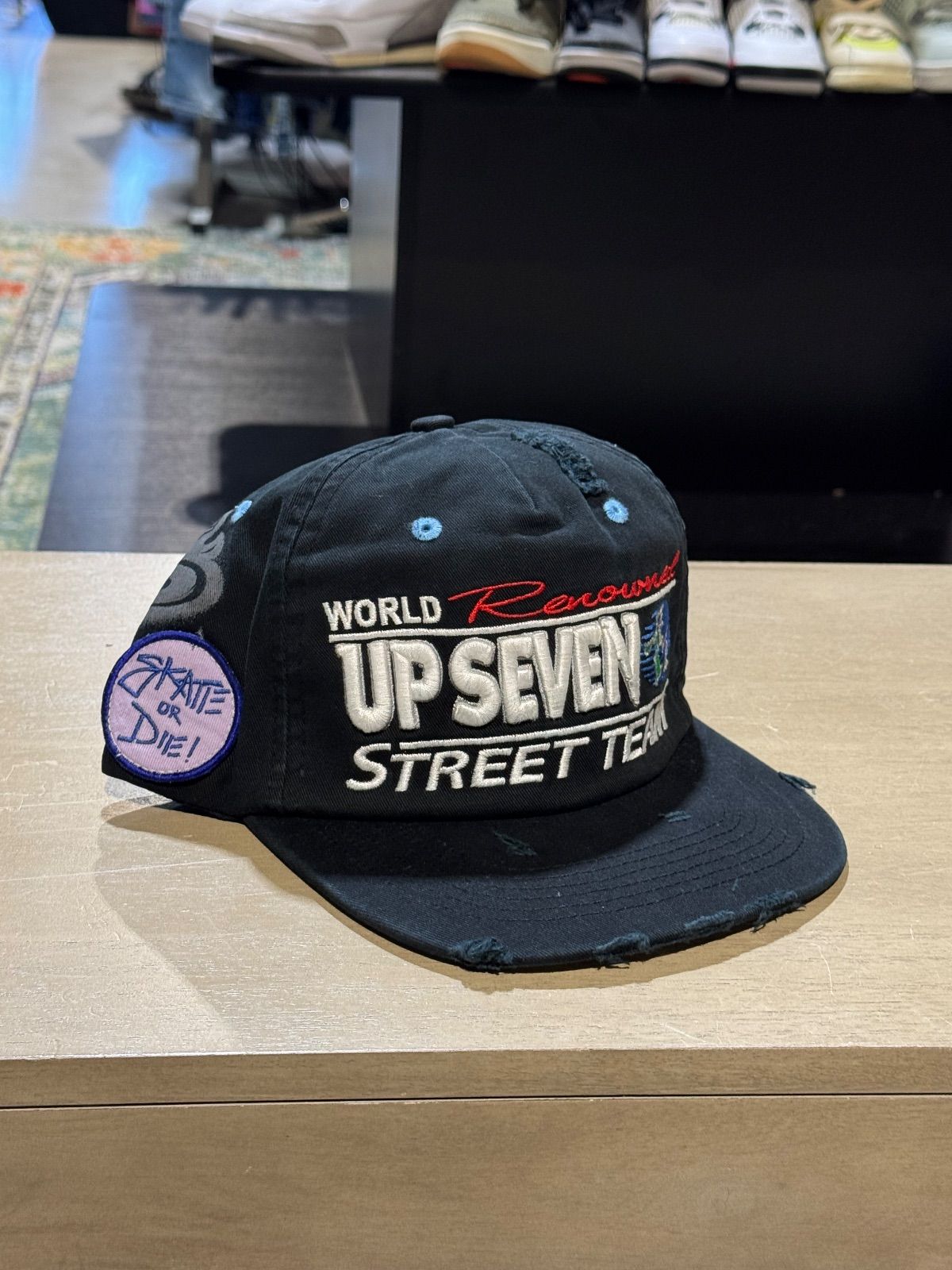 Up7 Skate Snapback Black/Black