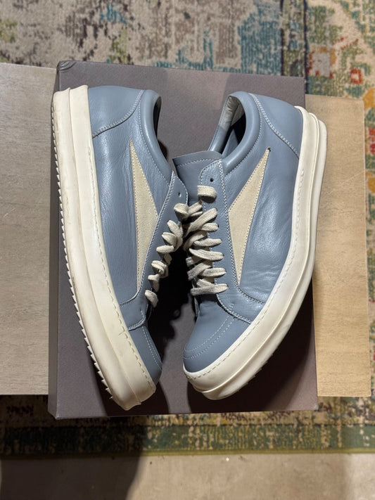 Rick Owens Baby Blue Vintage Sneaker - Pre-Owned