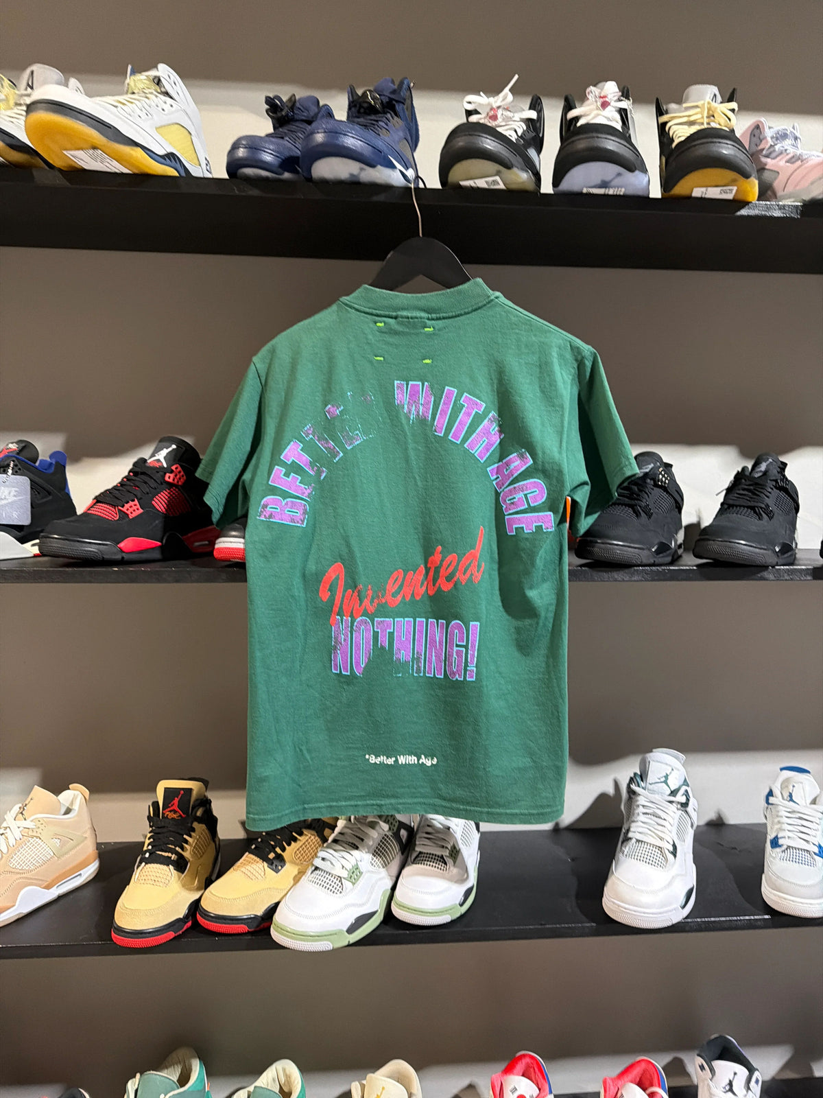 Green Better With Age Stands For Nothing Tee