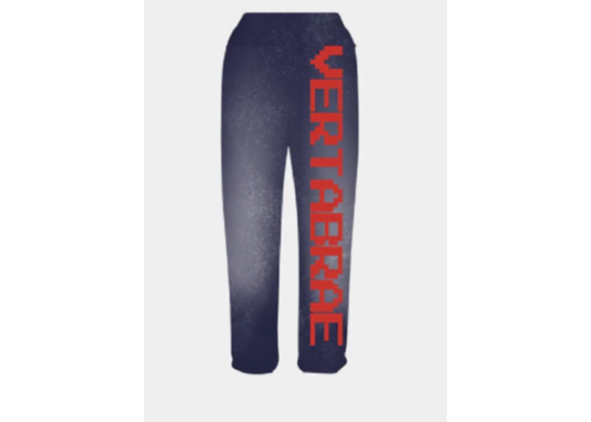 Red and navy Vertabrae sweats