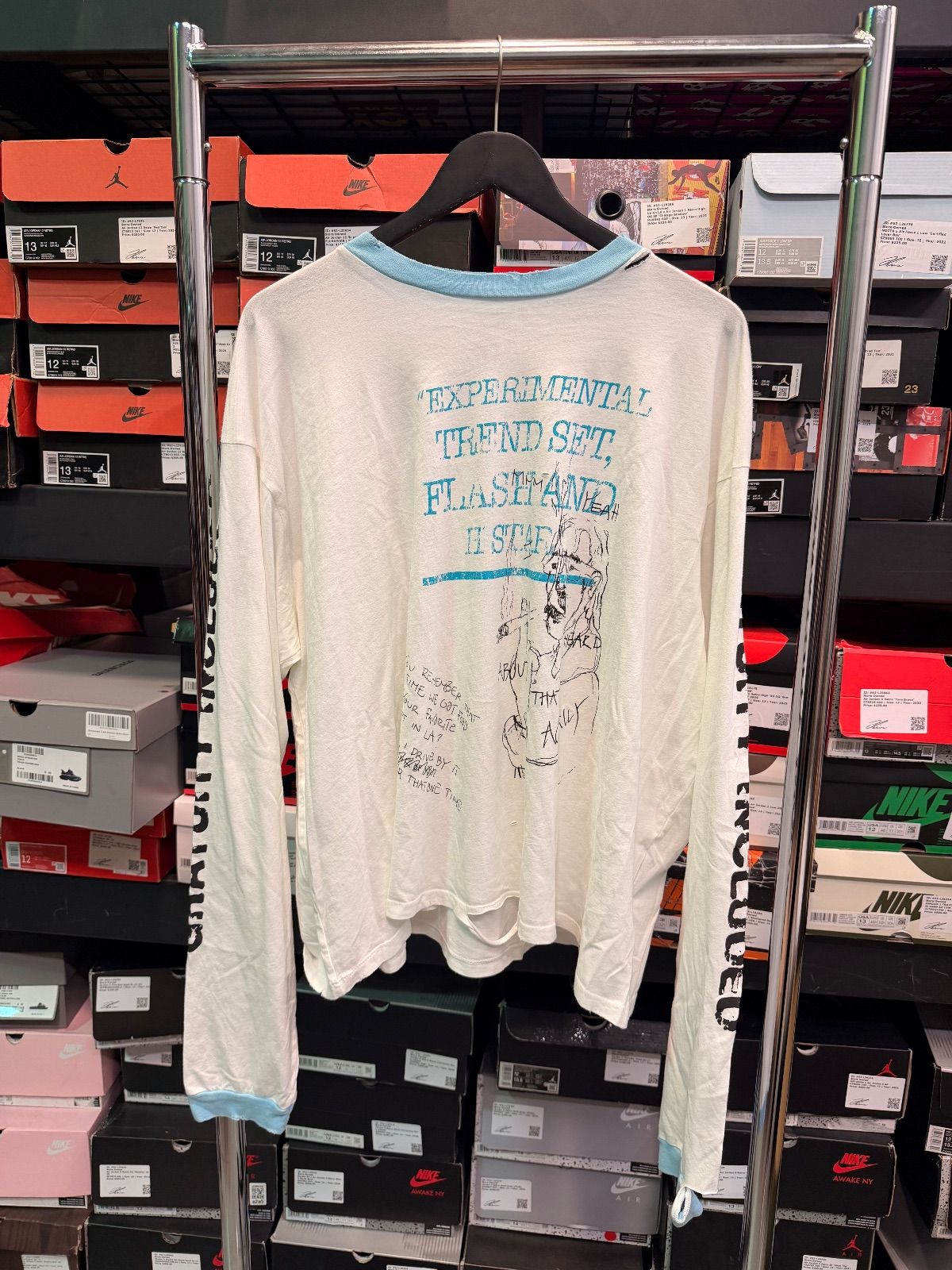 HMDD Wringer Gratuity Longsleeve White