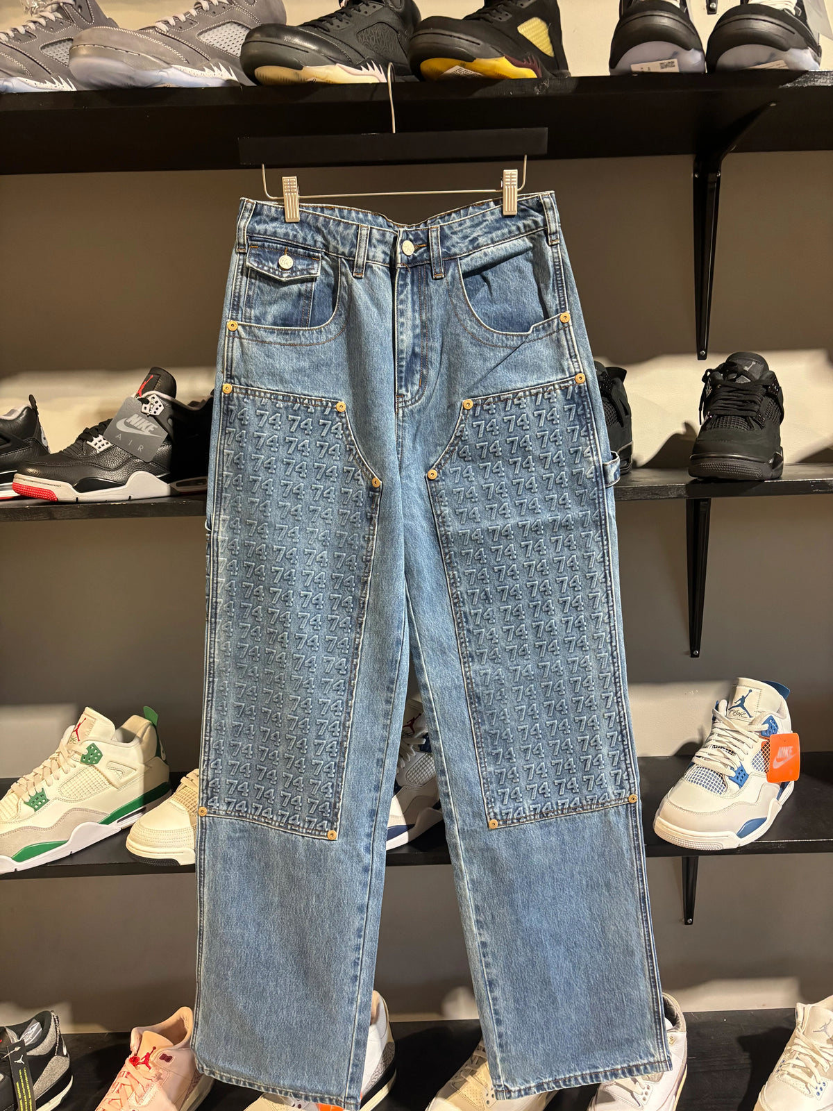74 Is War Denim Double Knees