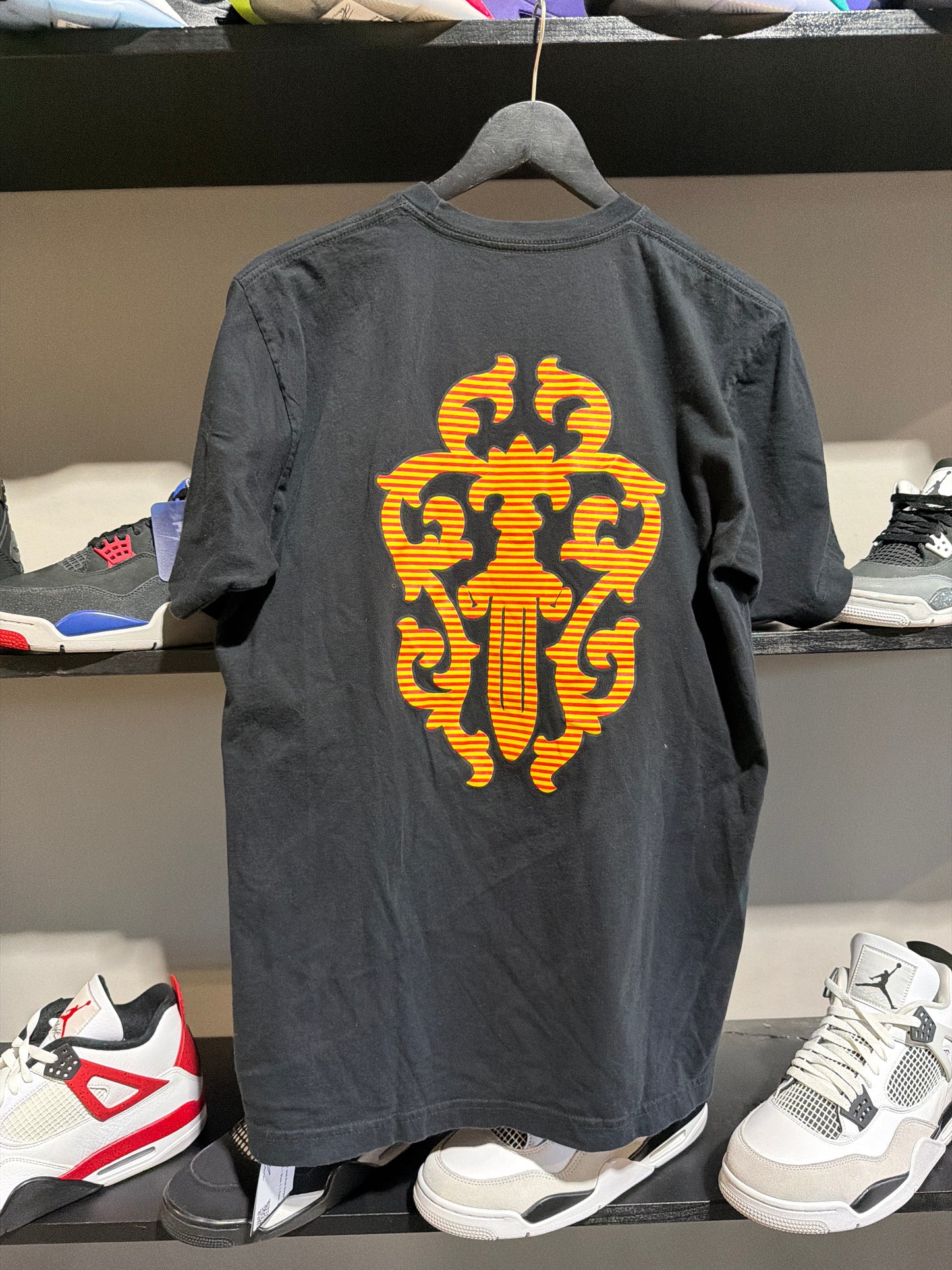 Chrome Hearts Yellow and Red Dagger Tee Sz L