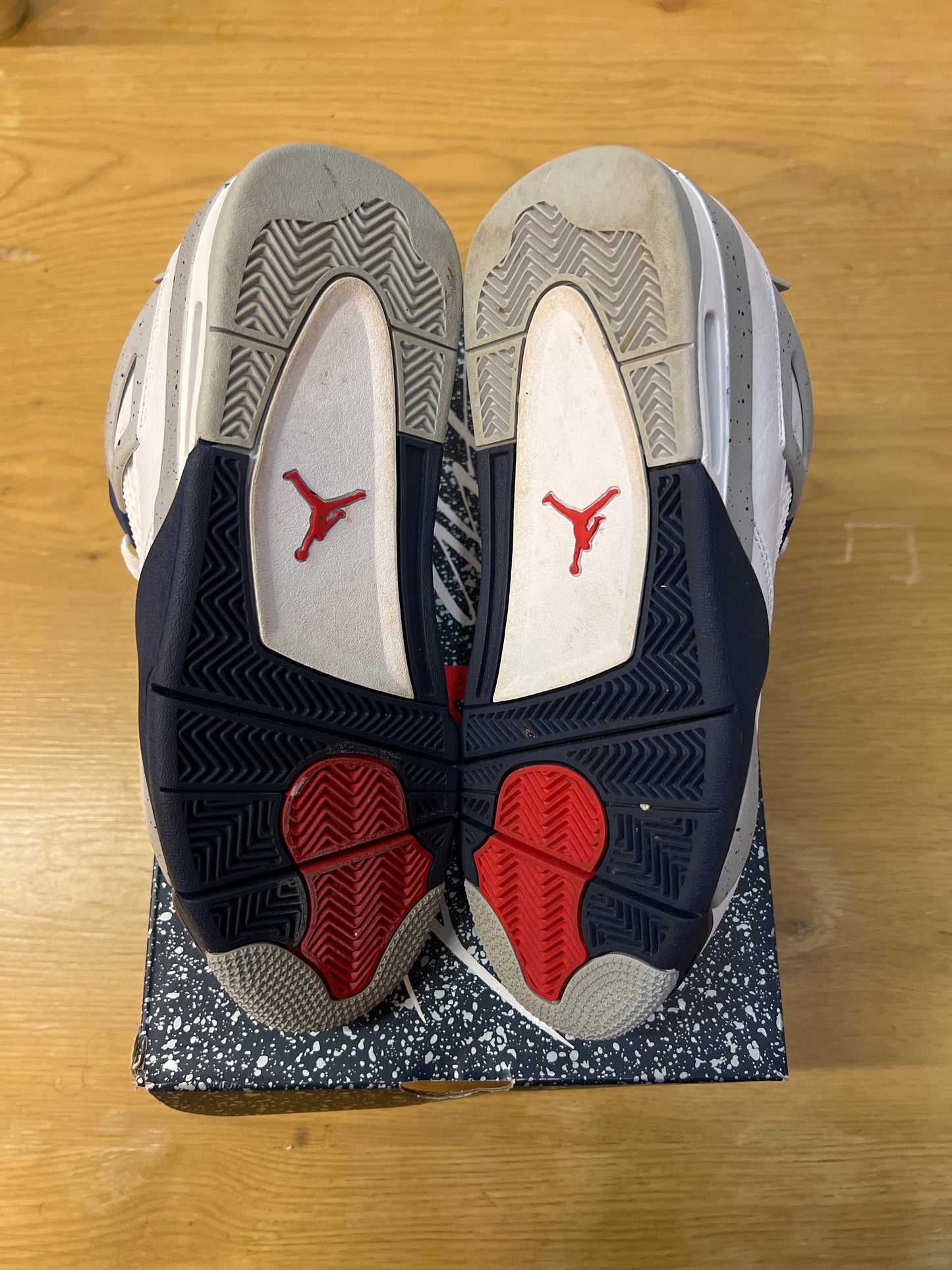 Jordan 4 Retro Midnight Navy Used Sz 9