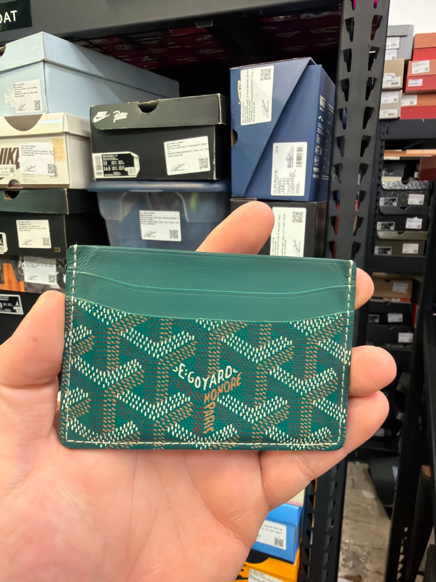 Goyard Green Cardholder