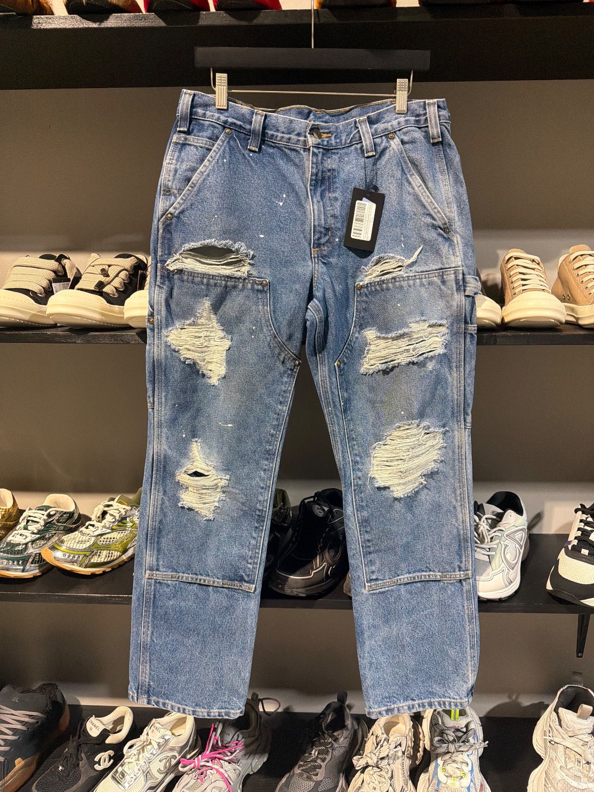 Vintage Carhartt Blue Denim Jeans - Vintage