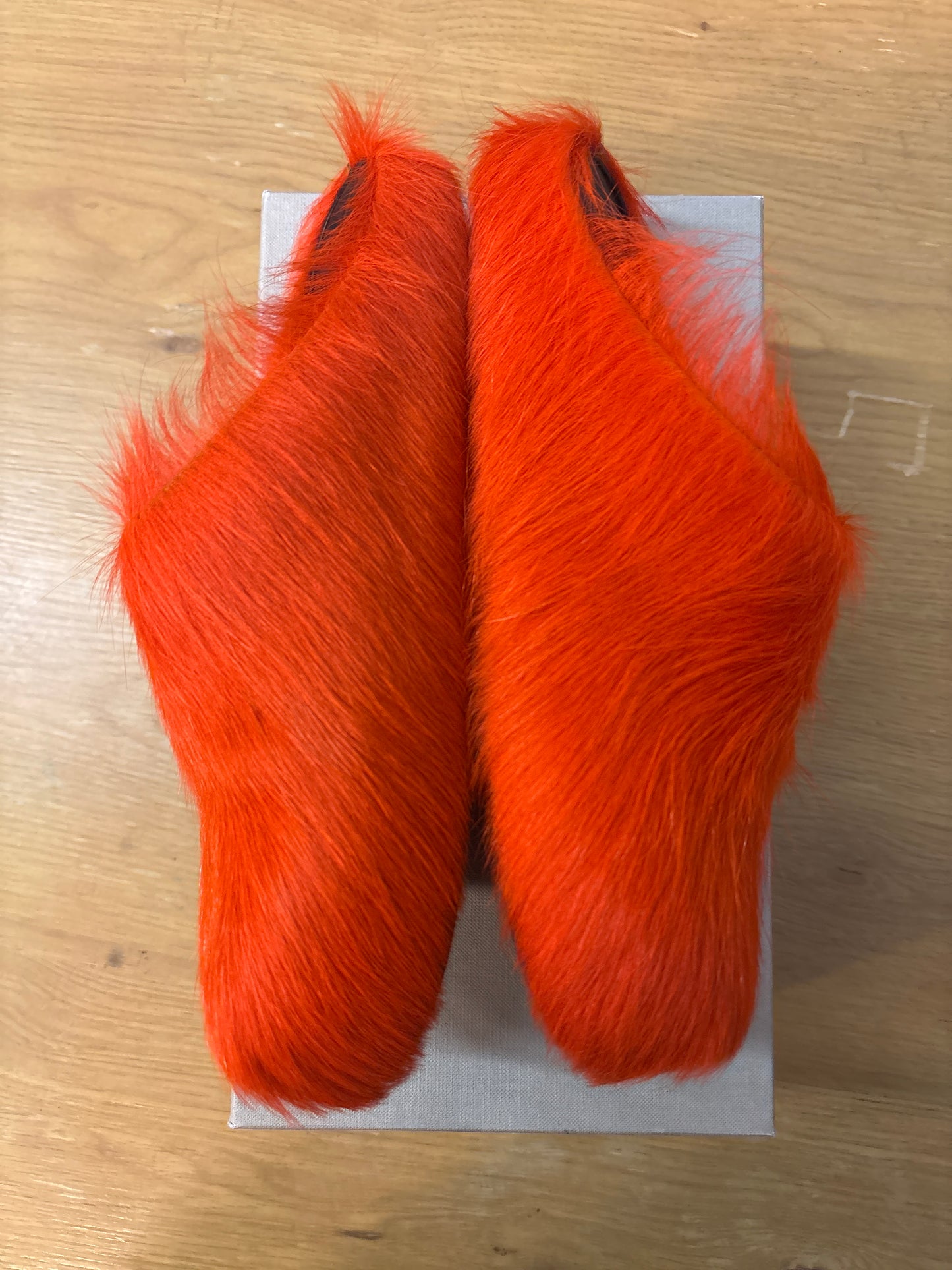 MARNI FUSSBETT ORANGE USED SZ 7.5