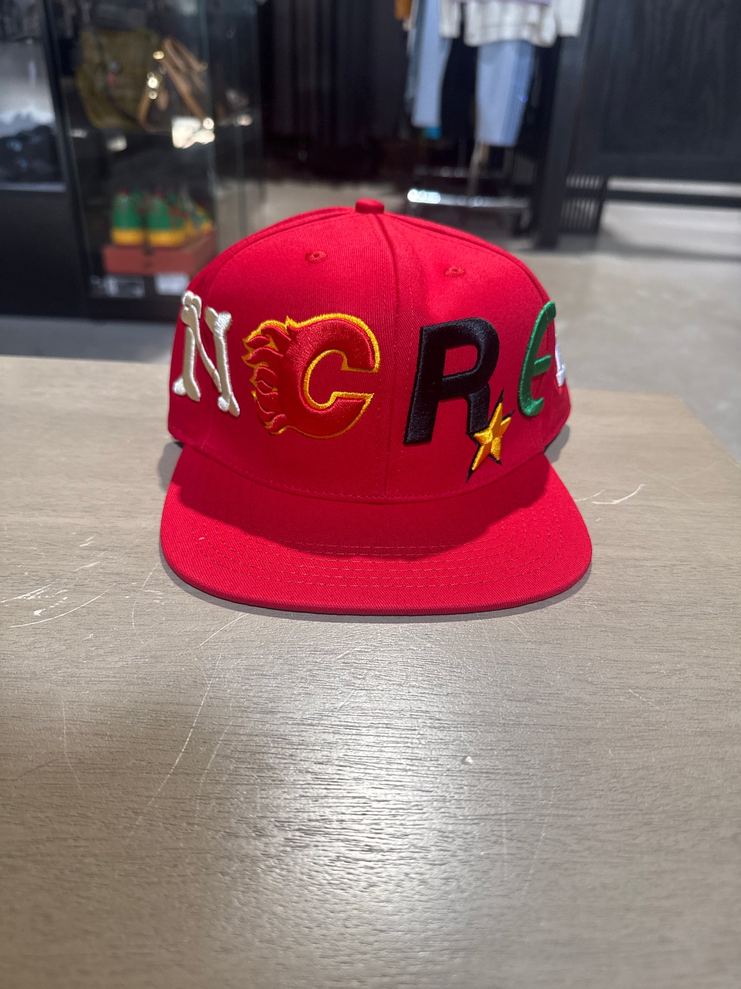 Concrete Red Snapback