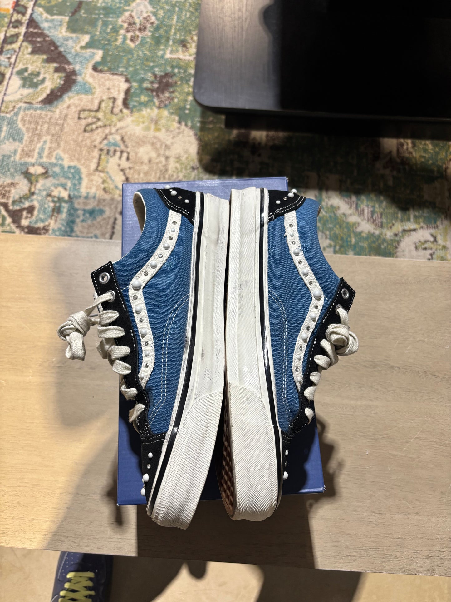 Vans LX Old Skool 36 Pearlized Pack Black Navy used sz 11