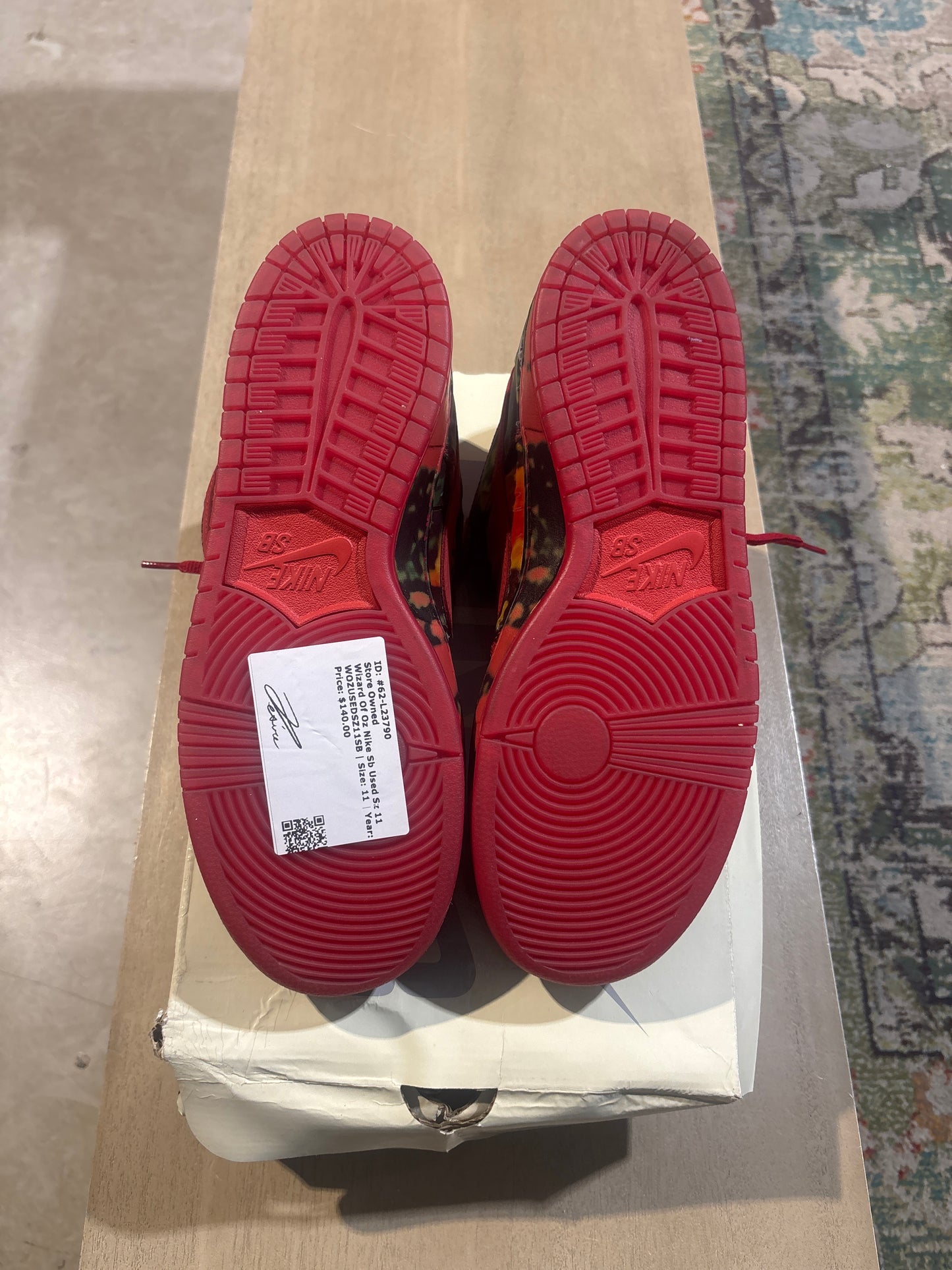 Wizard Of Oz Nike Sb Used Sz 11