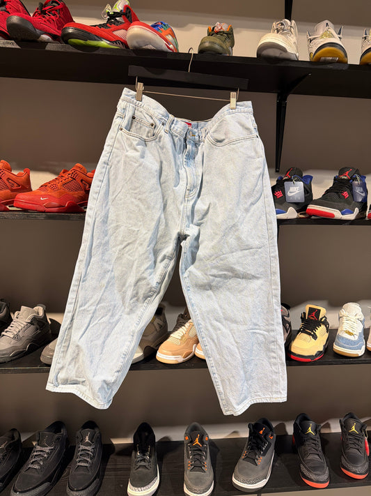 Supreme Baggy Light Wash Denim Sz 38 - Pre-Owned