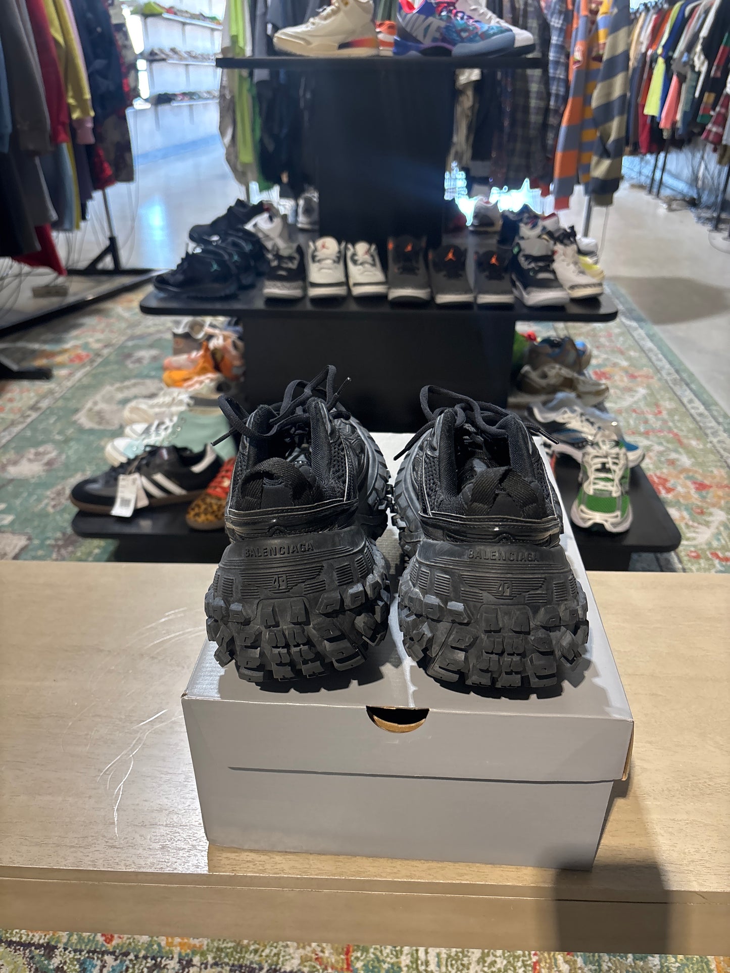 Balenciaga Defender Sneaker Black Used Sz 8