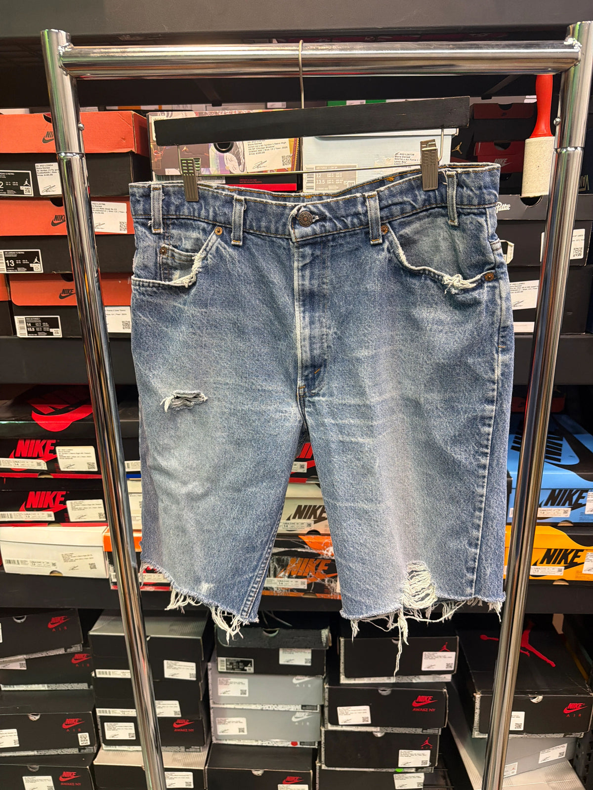 Vintage Levi's Orange Tab Distressed Shorts - Pre-Owned