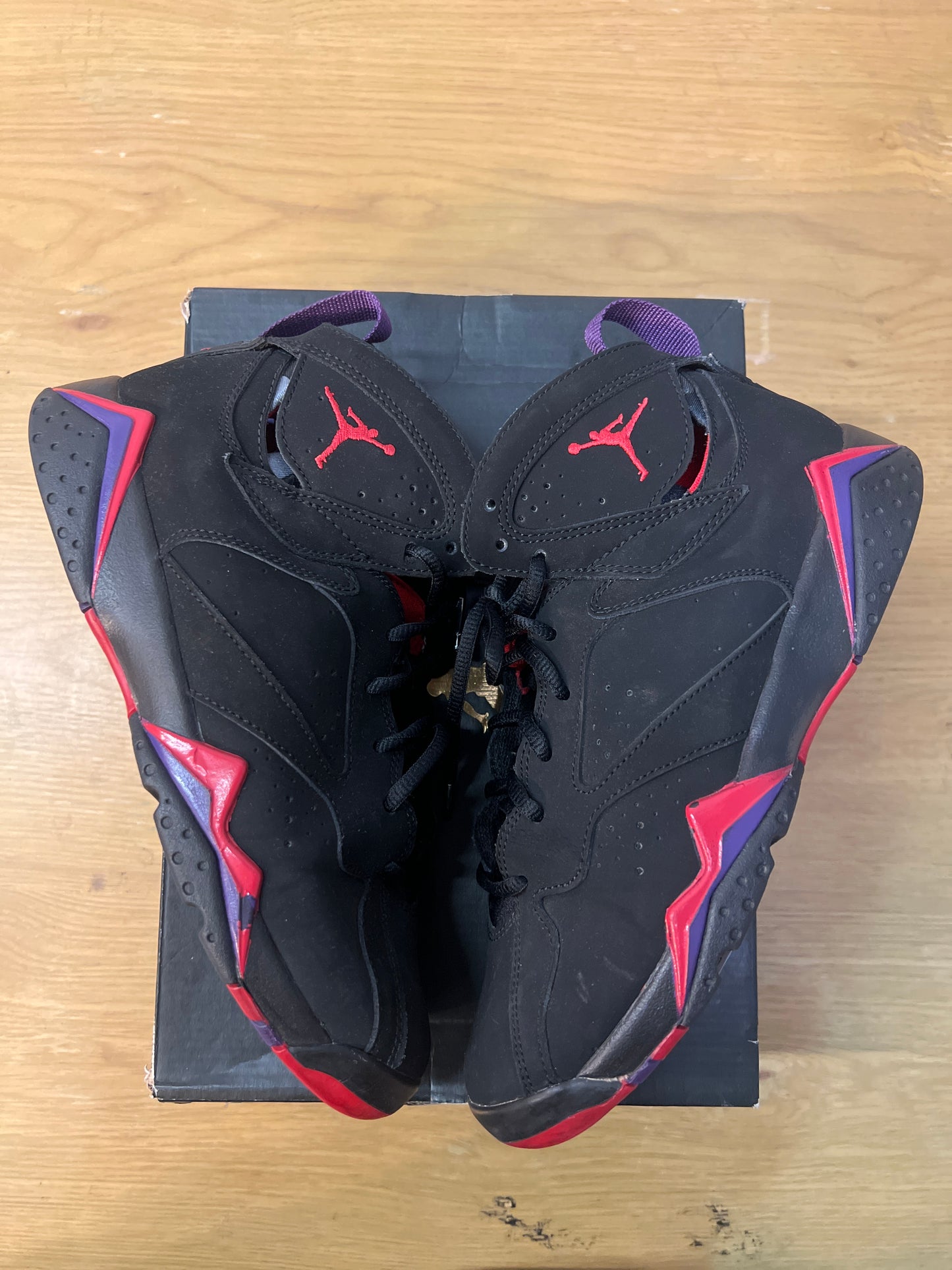 AIR JORDAN 7 RETRO GS RAPTOR 2012 USED SIZE 7Y