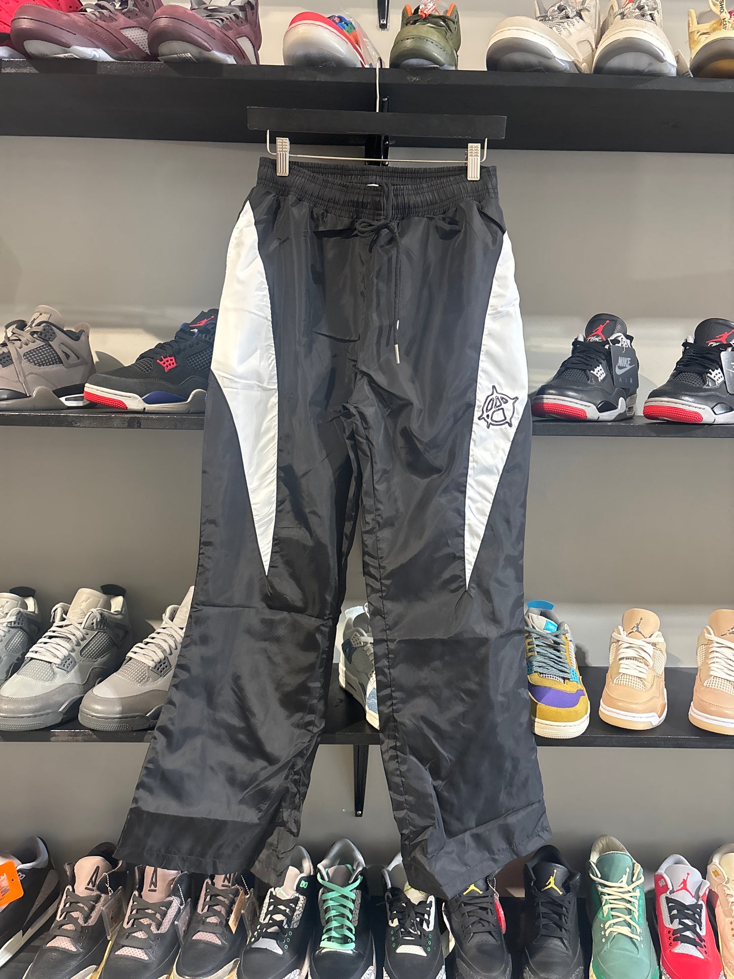 ABOMINABLE BLACK BIG A TRACK PANTS