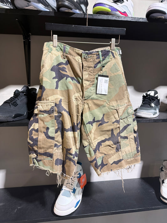 Vintage Army Cutoff Shorts Sz 28 (3)