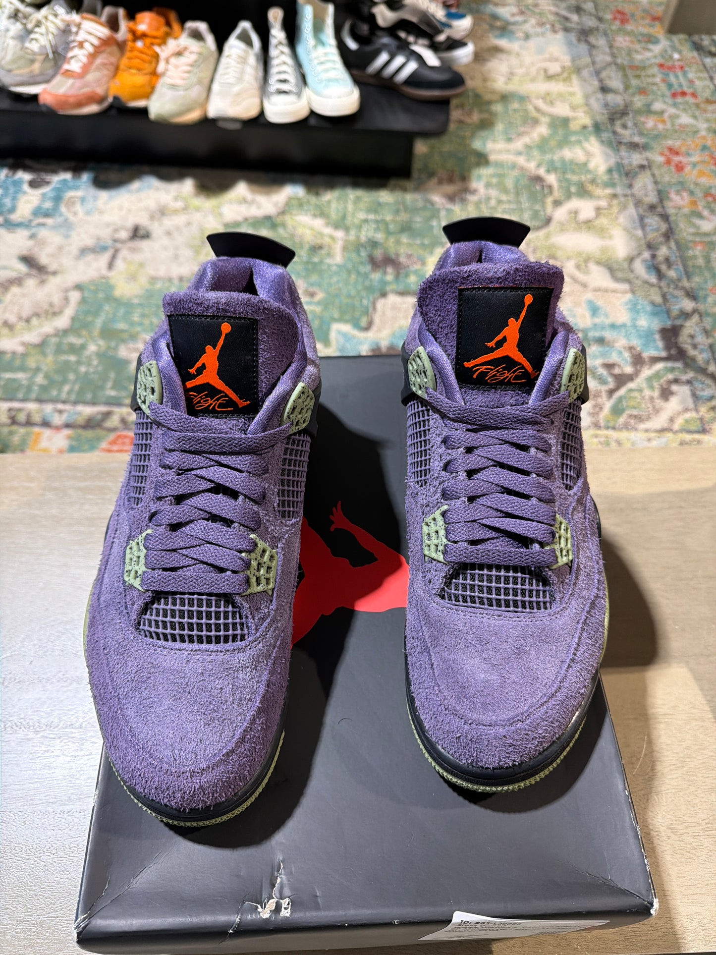 WMNS JORDAN 4 CANYON PURPLE USED SZ 11w