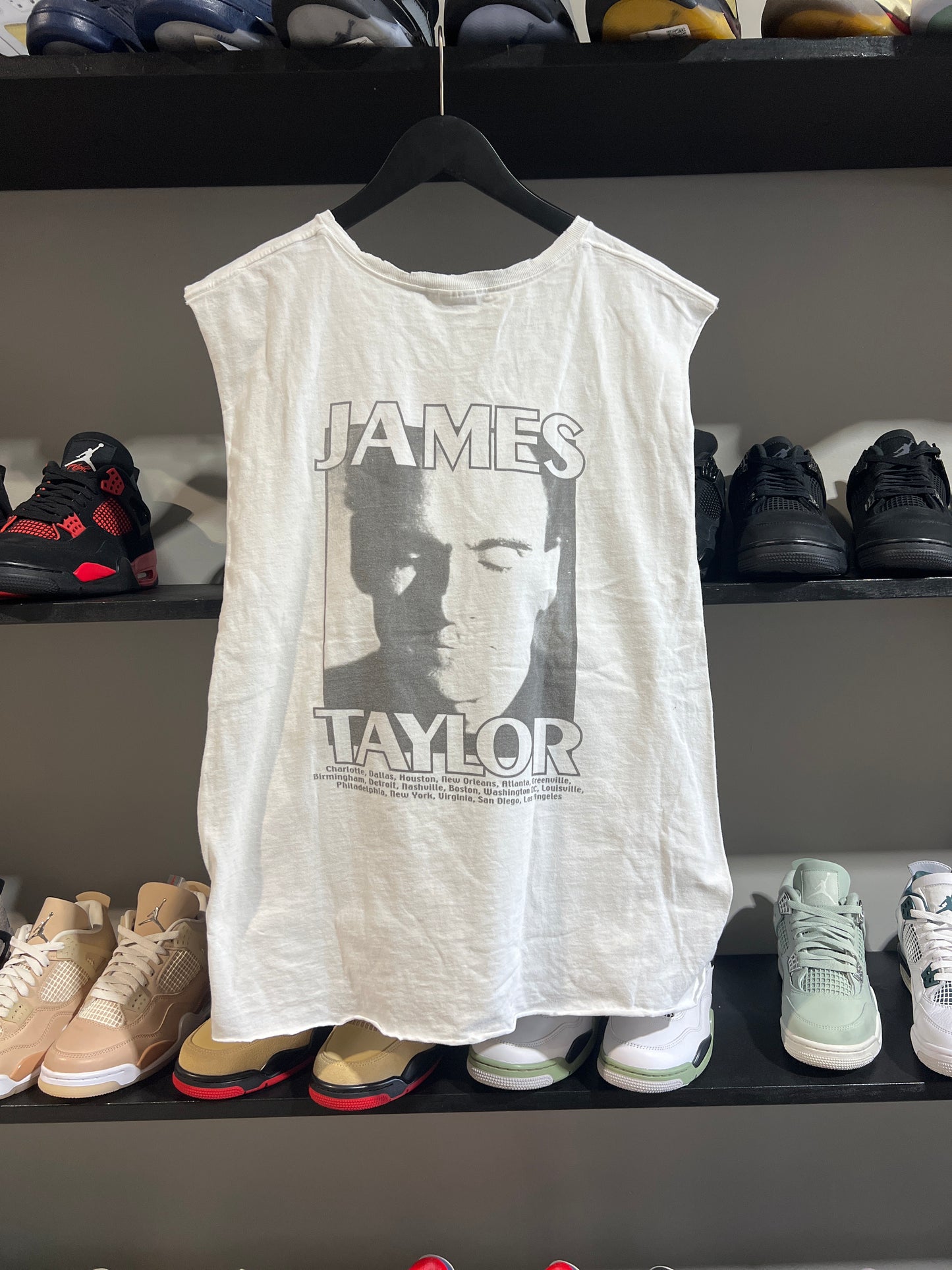 Vintage James Taylor cutoff tee 2001