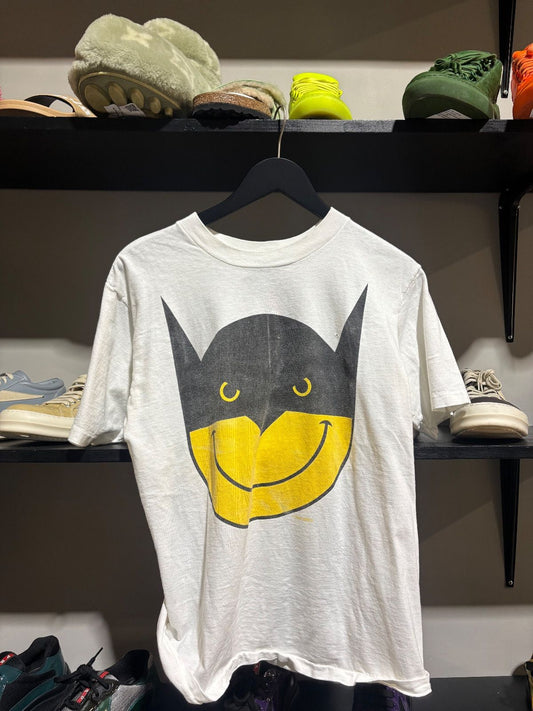 Vintage Smiley Face Batman Tee - Vintage
