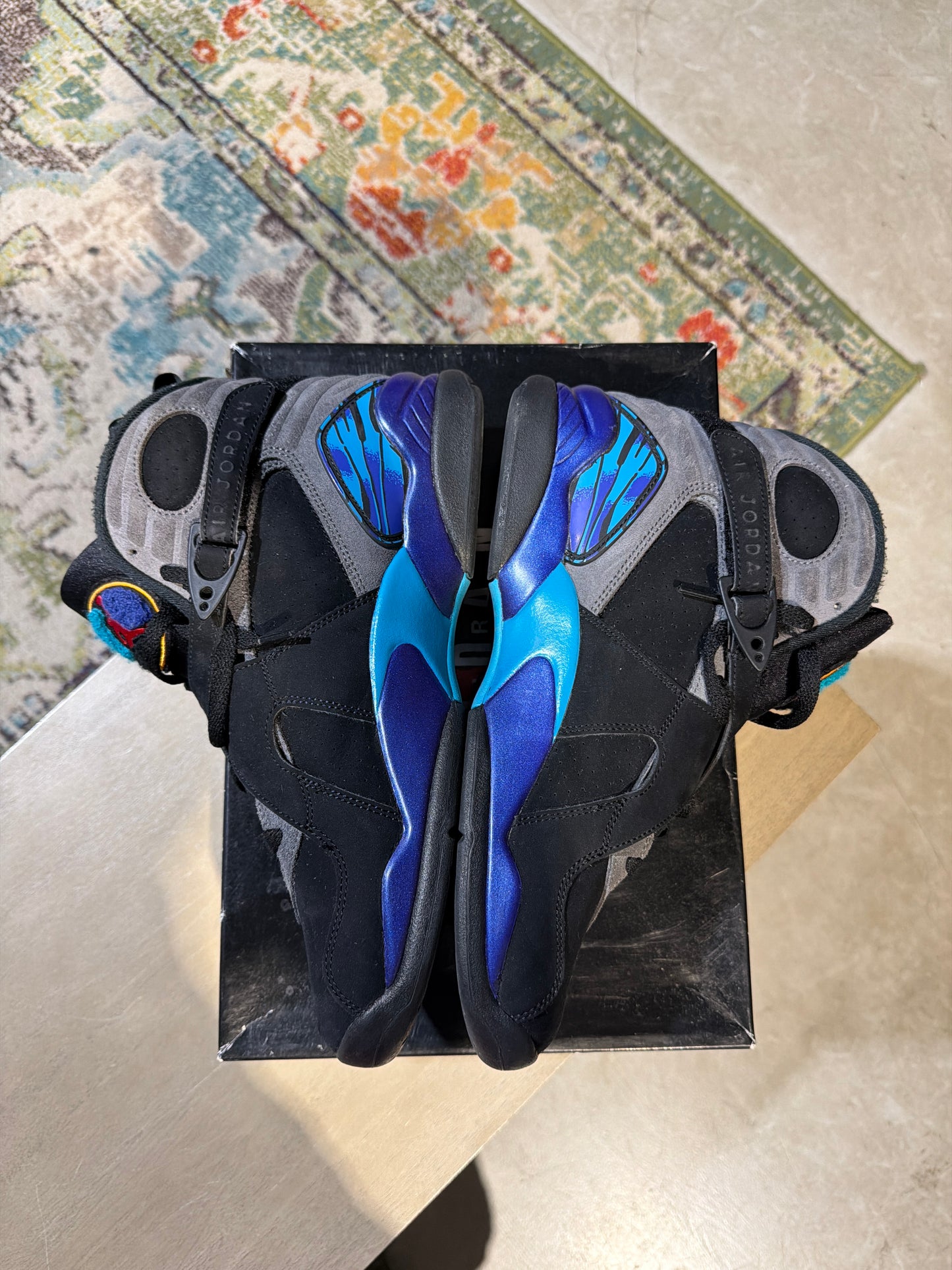 Jordan 8 Aqua Used Sz 10.5