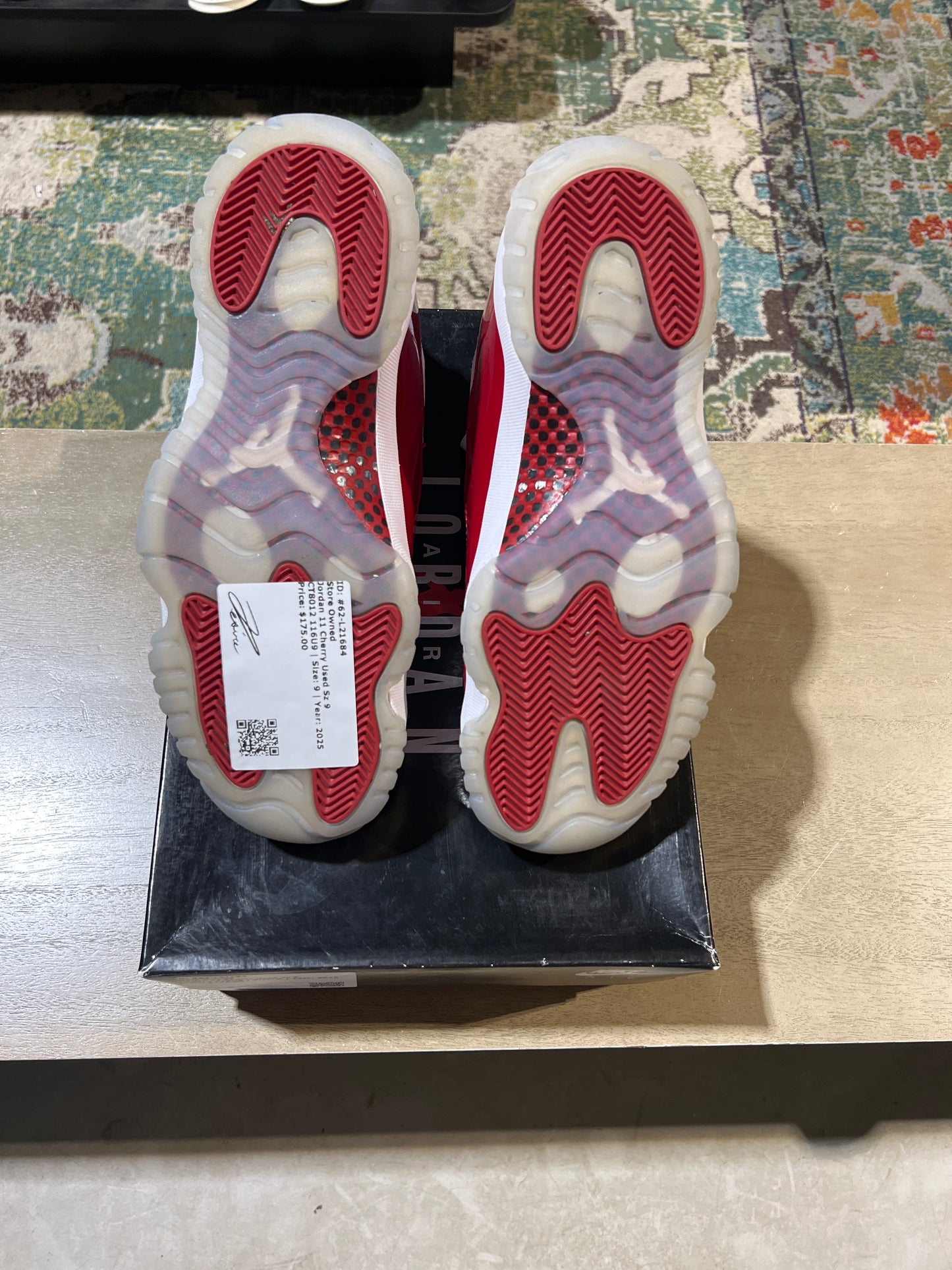Jordan 11 Cherry Used Sz 9