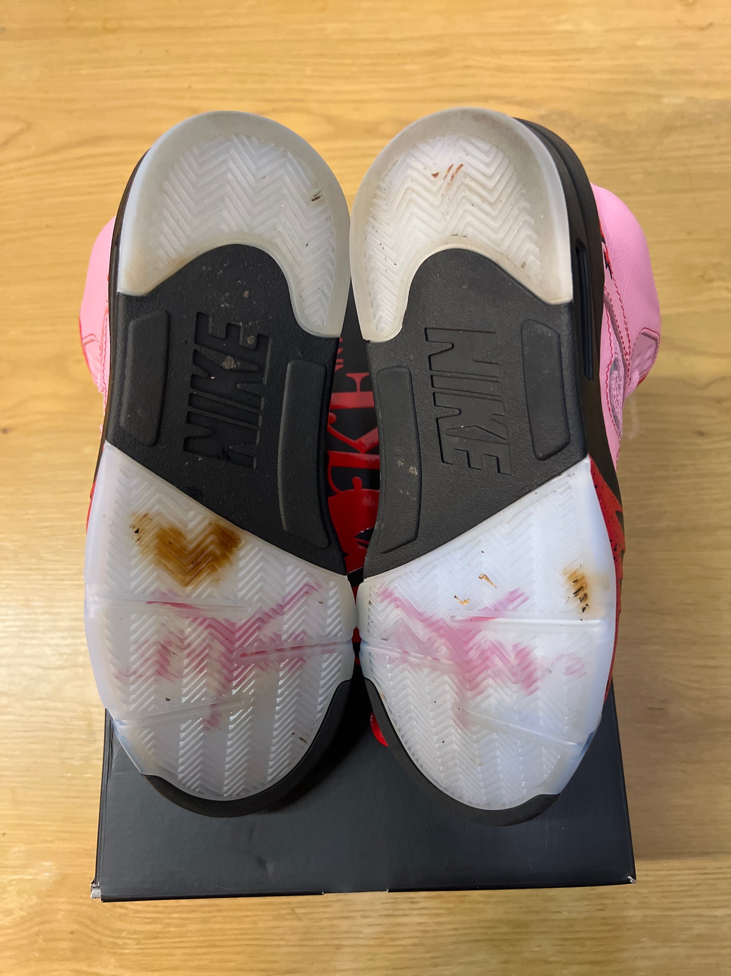 Air Jordan 5 Retro Awake Artic Pink Used Sz 9