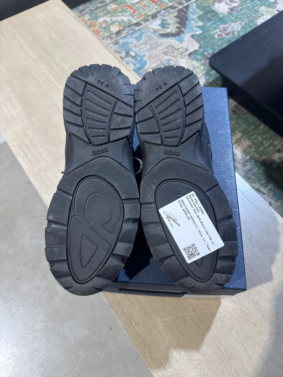 Christian Dior B30 Black Used Sz 11 - Pre-Owned