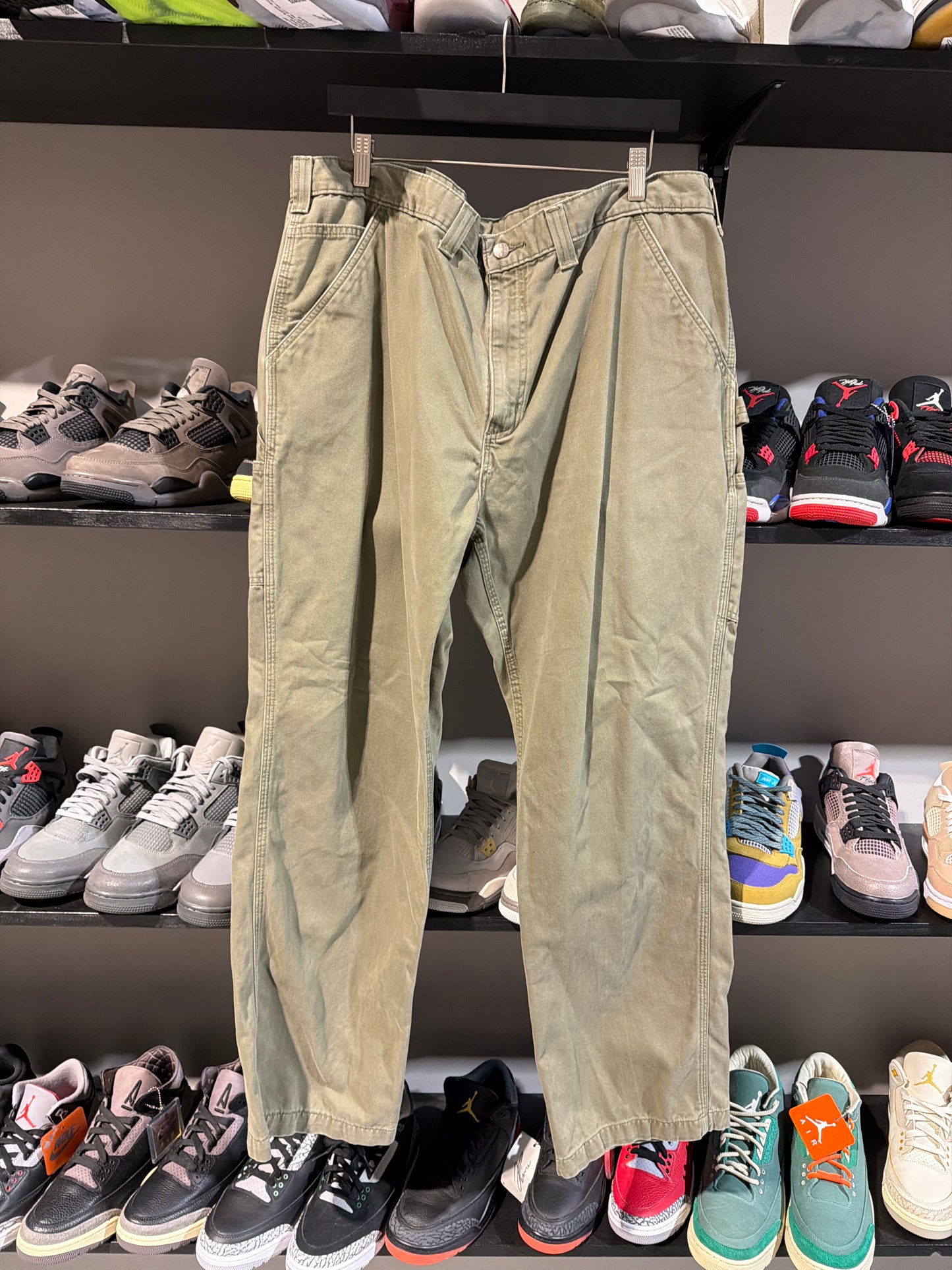 Carhartt olive cargo pants sz 40