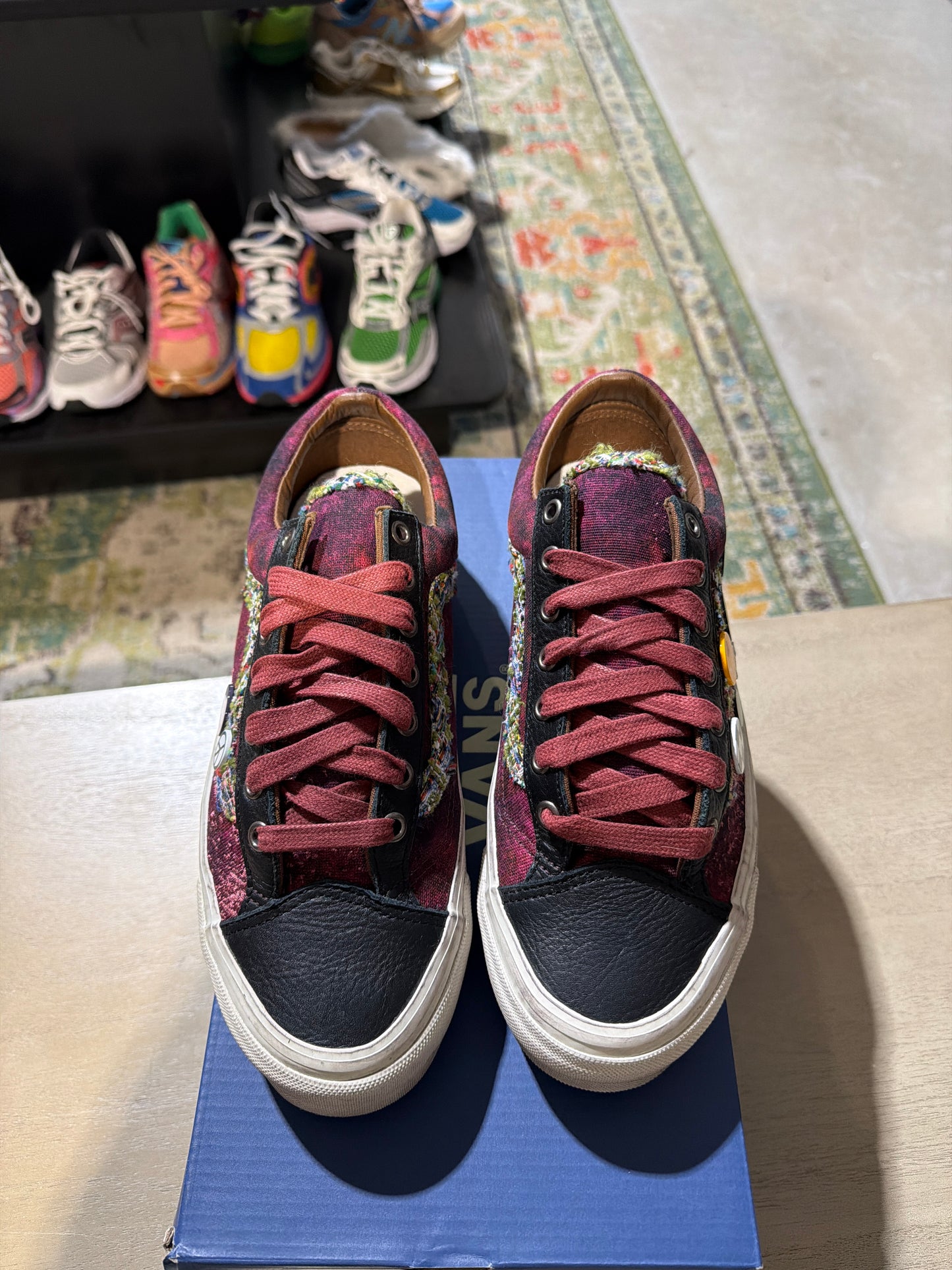 Burgundy Souvenir Vans Sz 8.5 Used