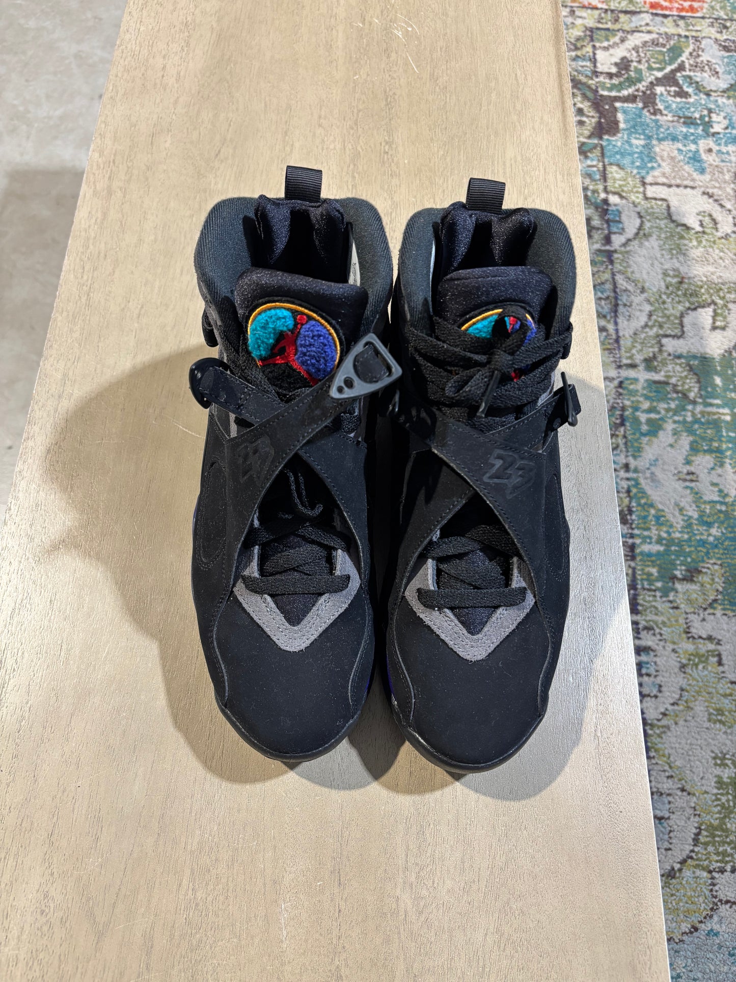 Jordan 8 Aqua Used Sz 9 NB