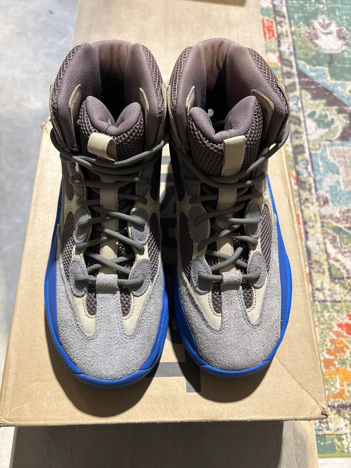 adidas Yeezy Desert Boot Taupe Blue - Pre-Owned