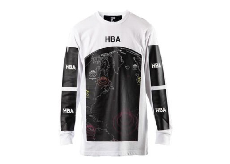 Hood By Air map long sleeve