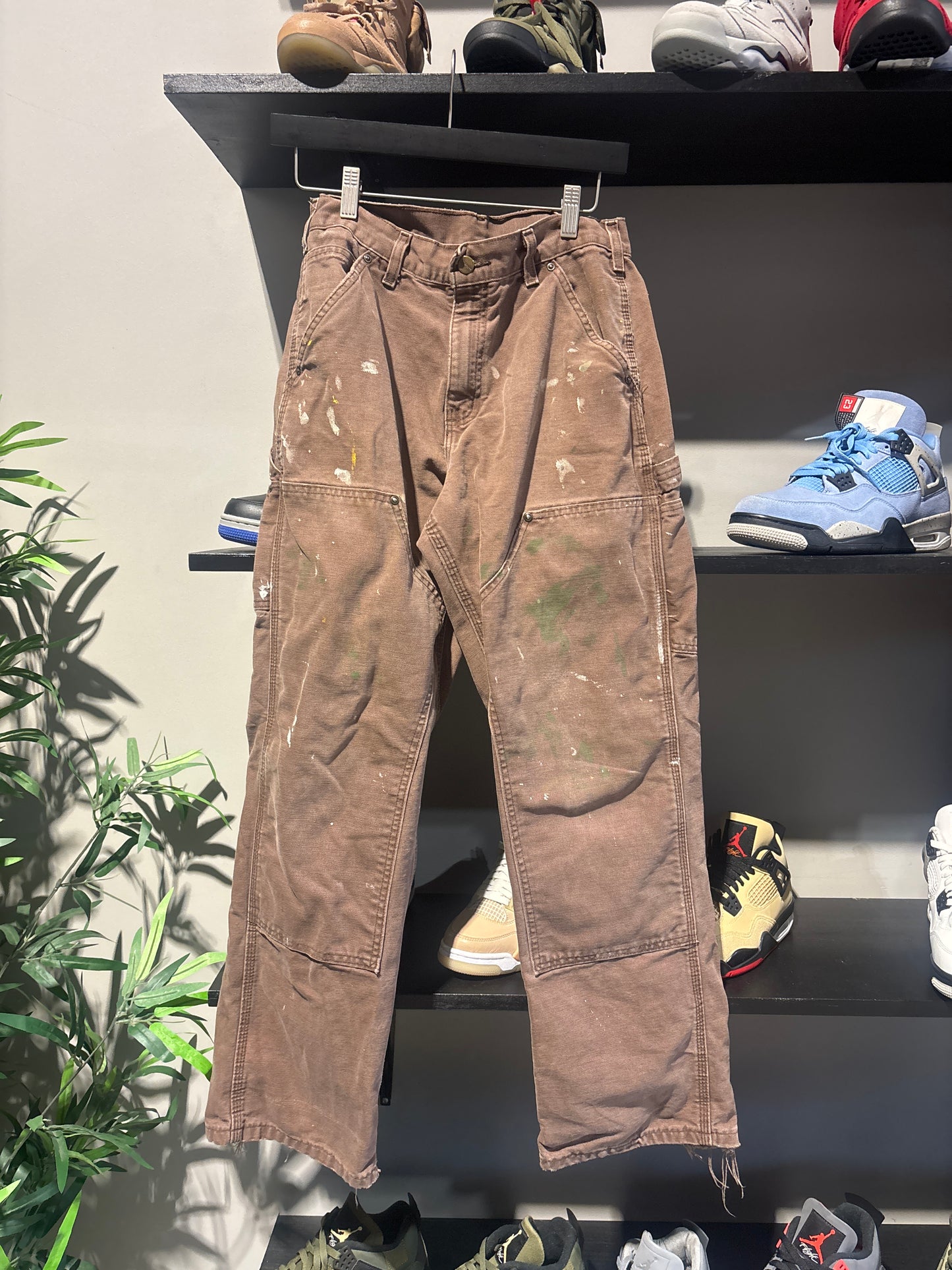 Vintage Brown Carhartt Painter Double Knees Sz28