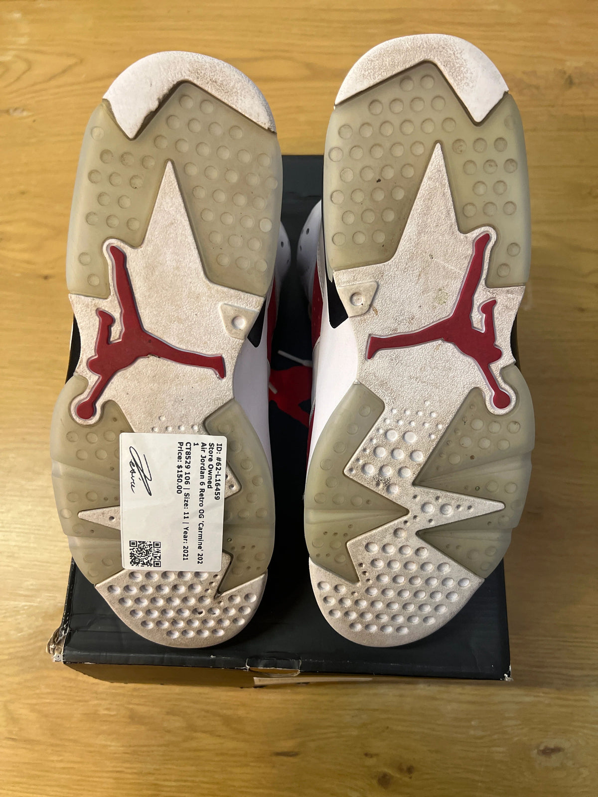 Jordan 6 Retro Carmine (2021) - Pre-Owned