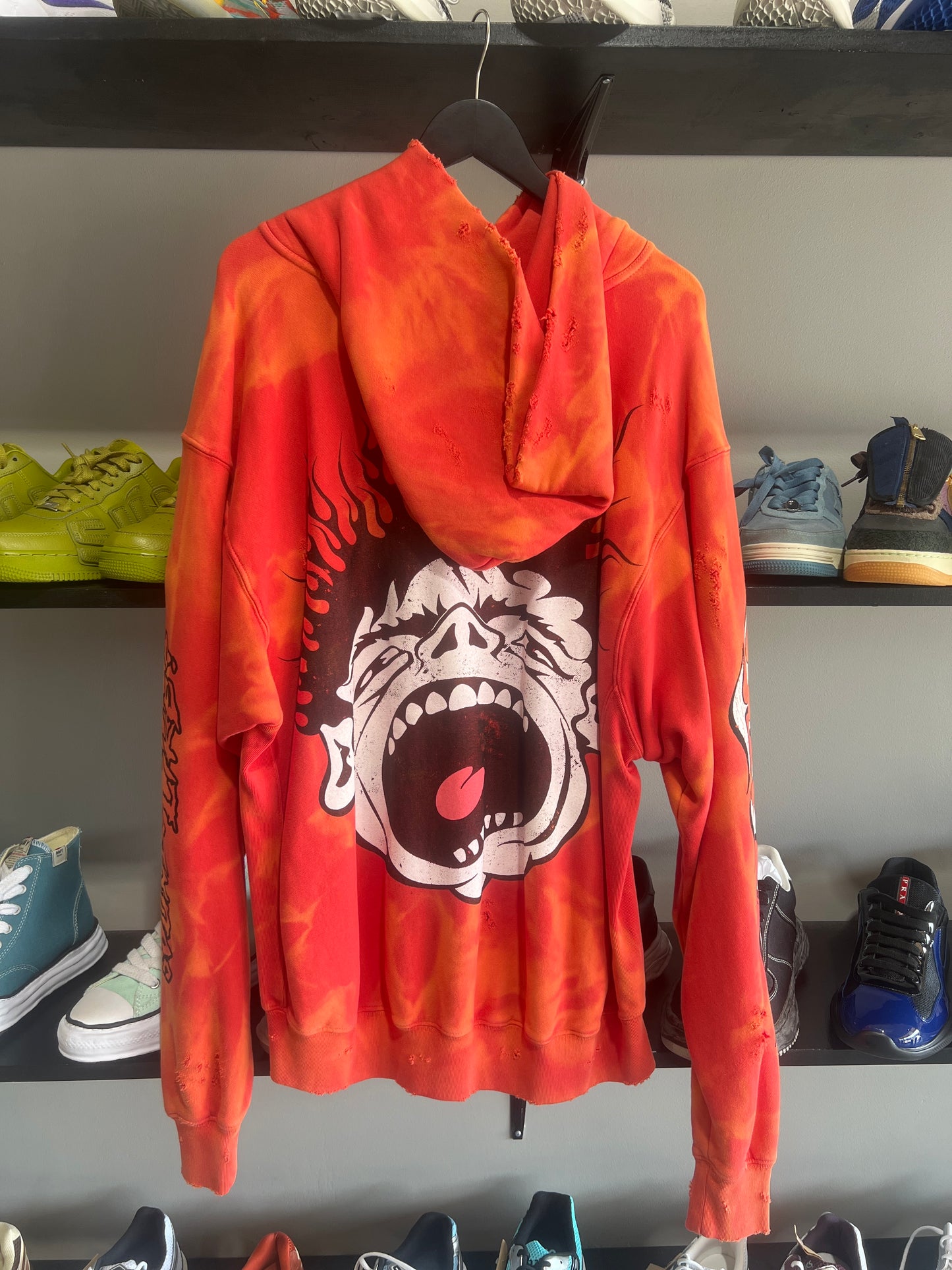 Hellstar lava wash hoodie