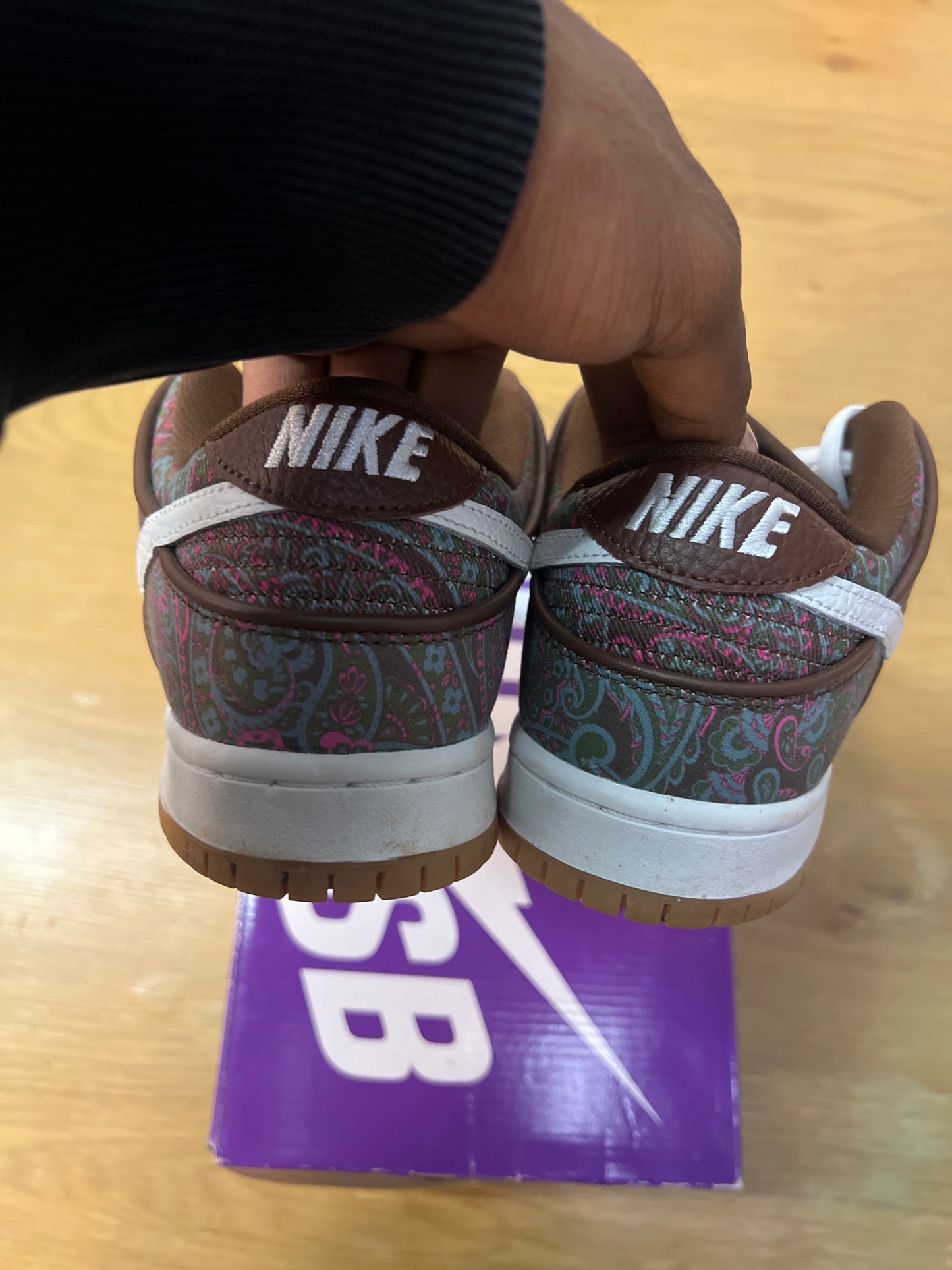 DUNK LOW PRO PREMIUM SB PAISLEY USED SIZE 8.5