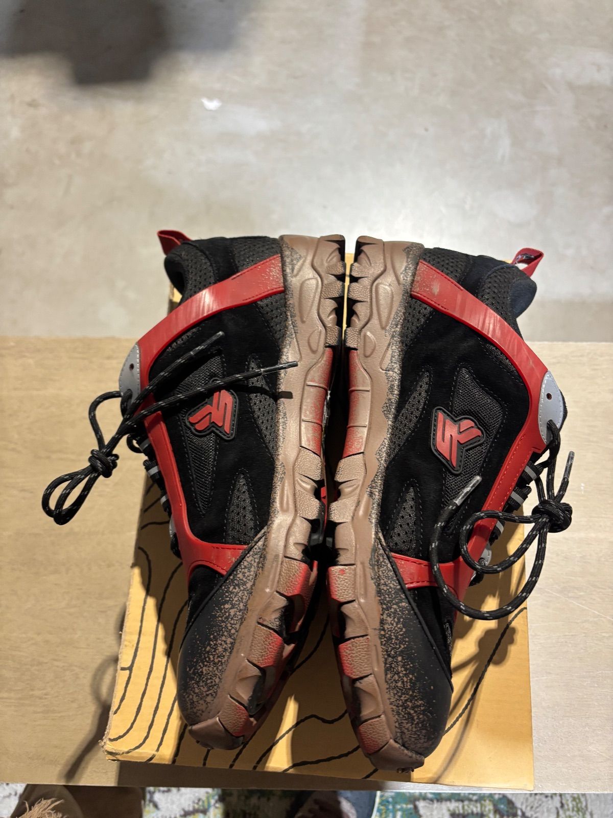Sicko x 424 Mud Red/Black Hiking Sneakers - Pre-Owned